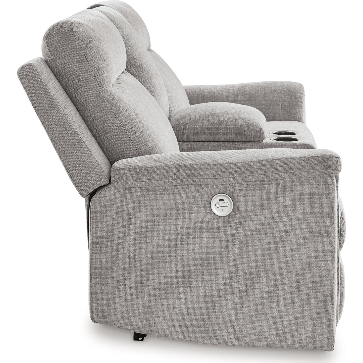 Causeuse inclinable électrique Barnsana avec console