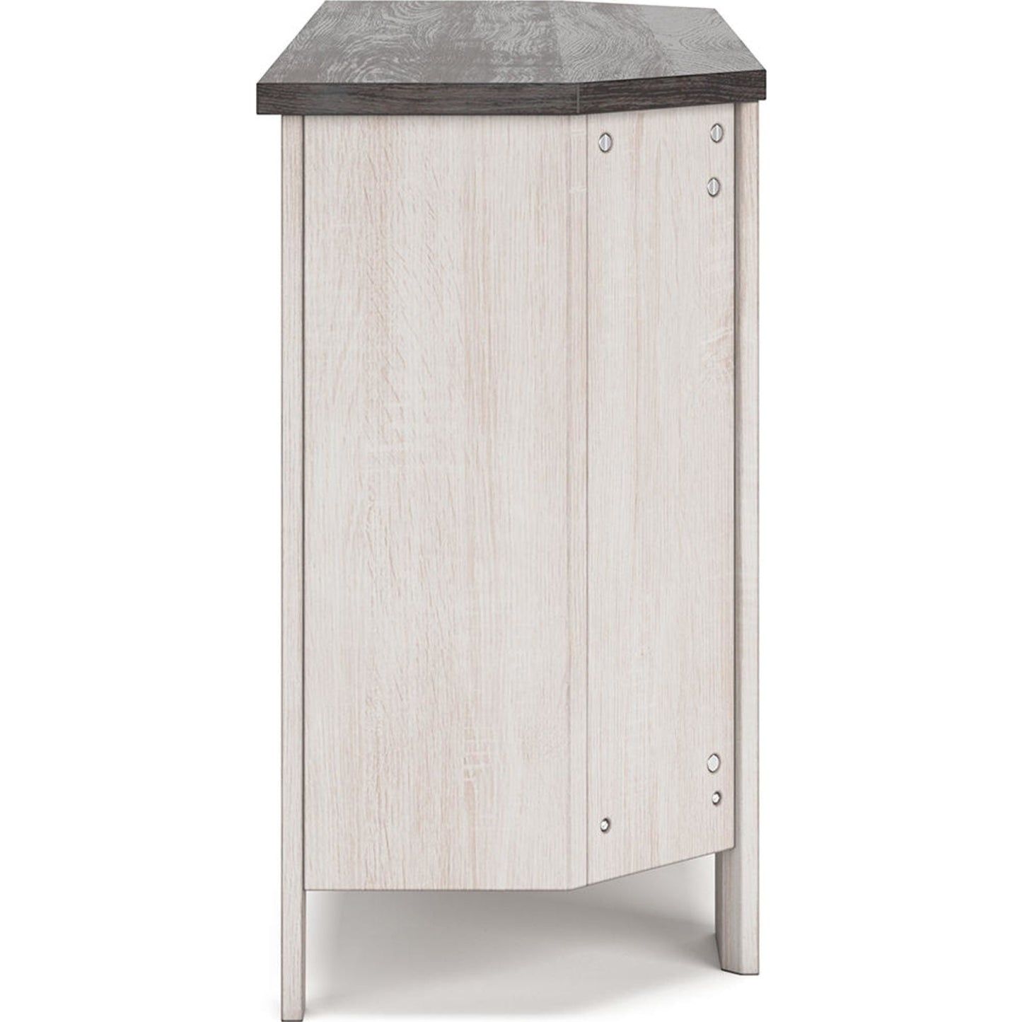 Meuble TV d'angle Dorrinson - Bicolore