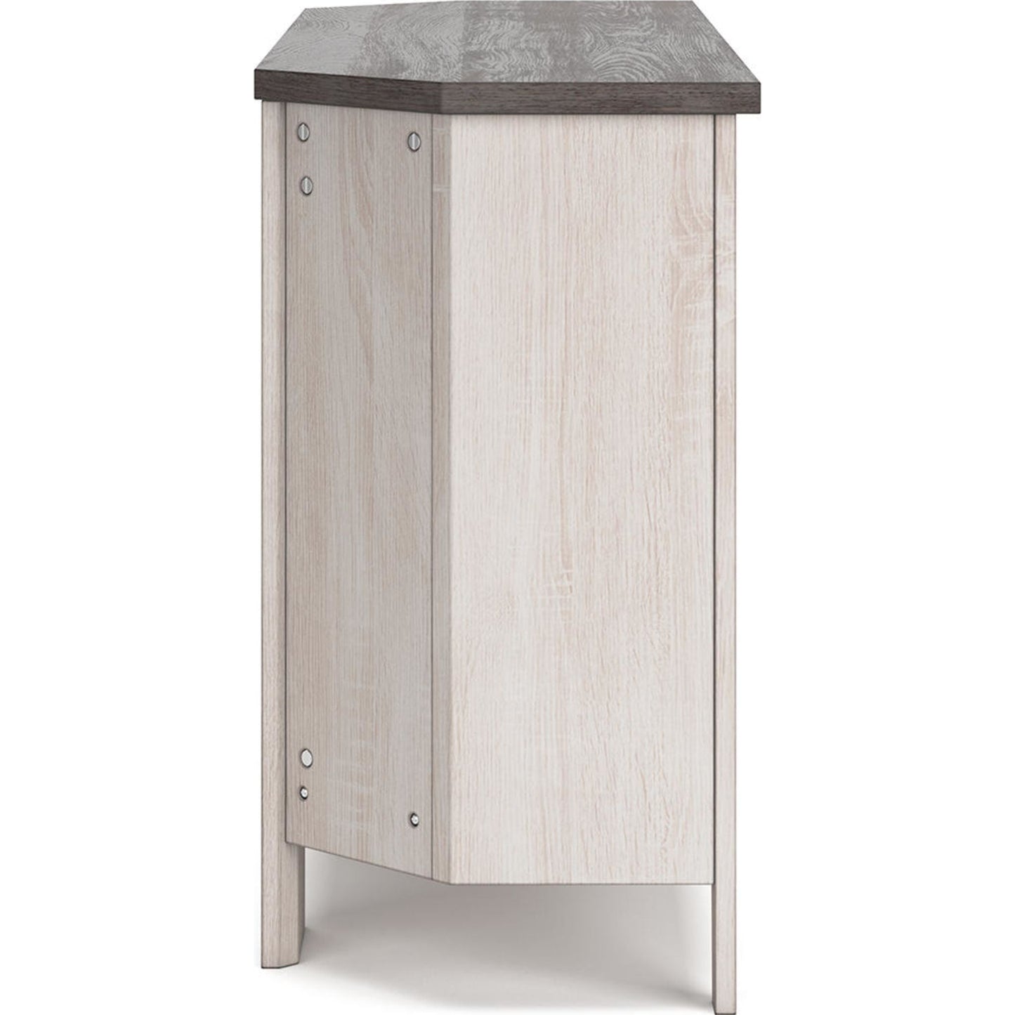 Meuble TV d'angle Dorrinson - Bicolore