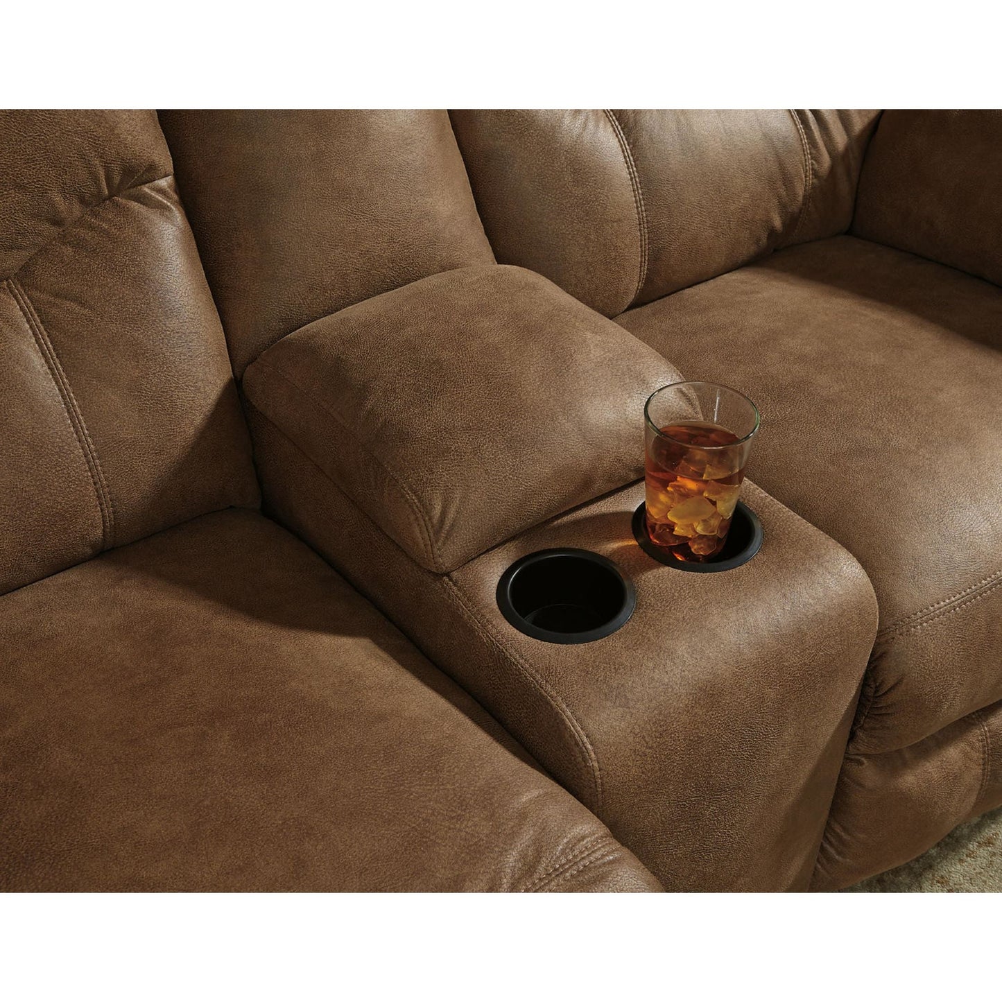 Causeuse inclinable Boxberg avec console - Écorce