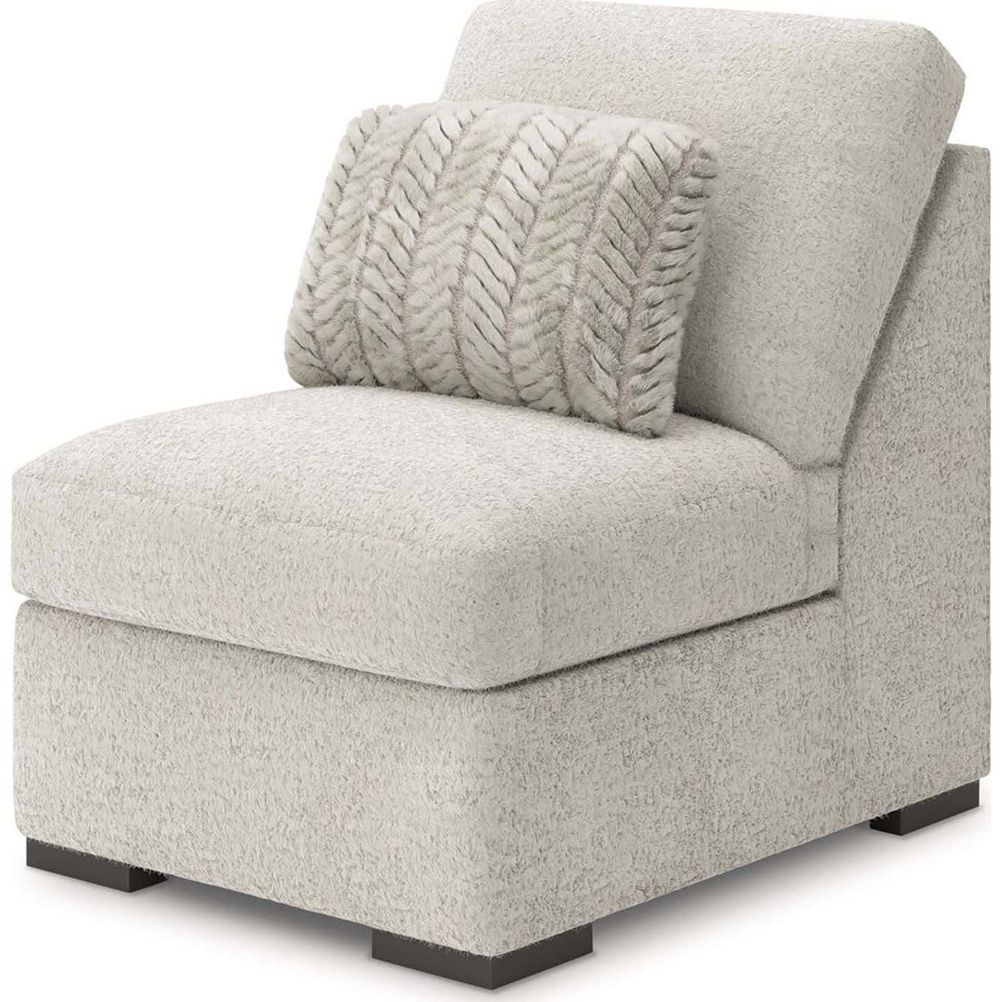 Canapé modulable Cuddle Plush 8 pièces avec poufs - Arctic