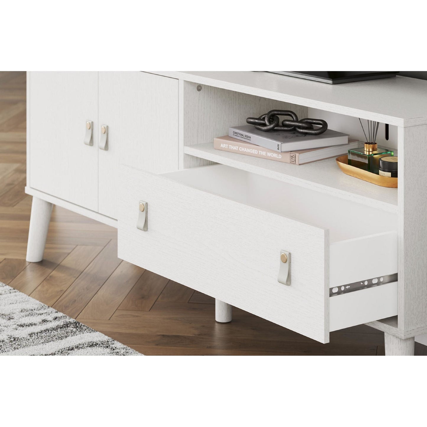 Meuble TV Aprilyn - Blanc