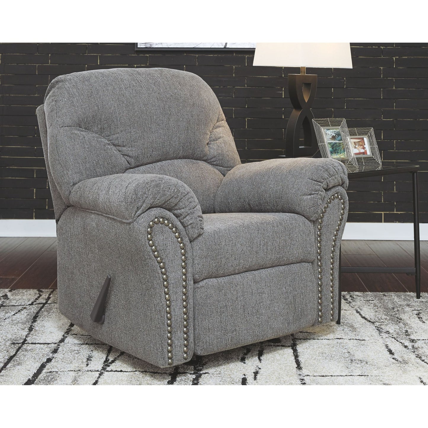 Fauteuil inclinable à bascule Allmaxx - Étain