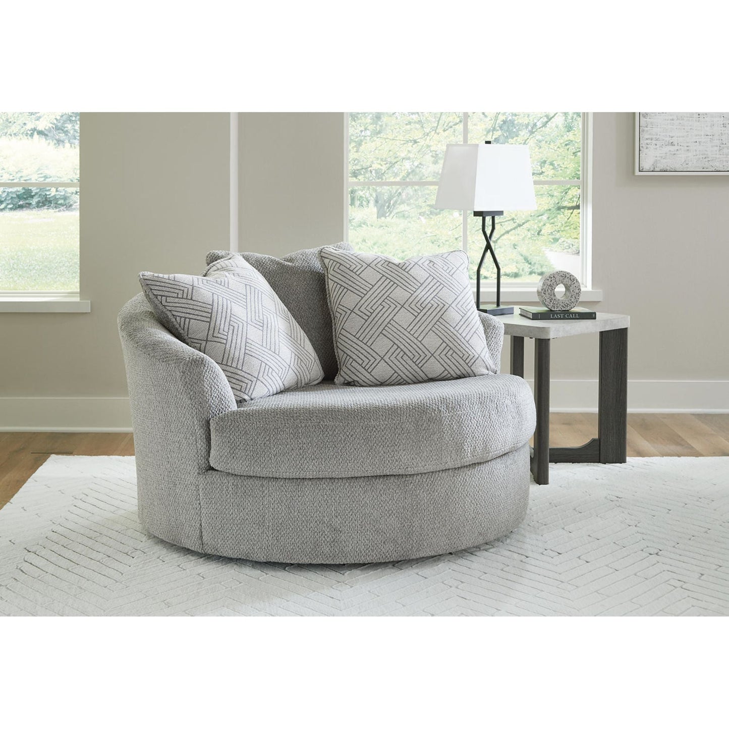 Chaise pivotante Casselbury - Ciment