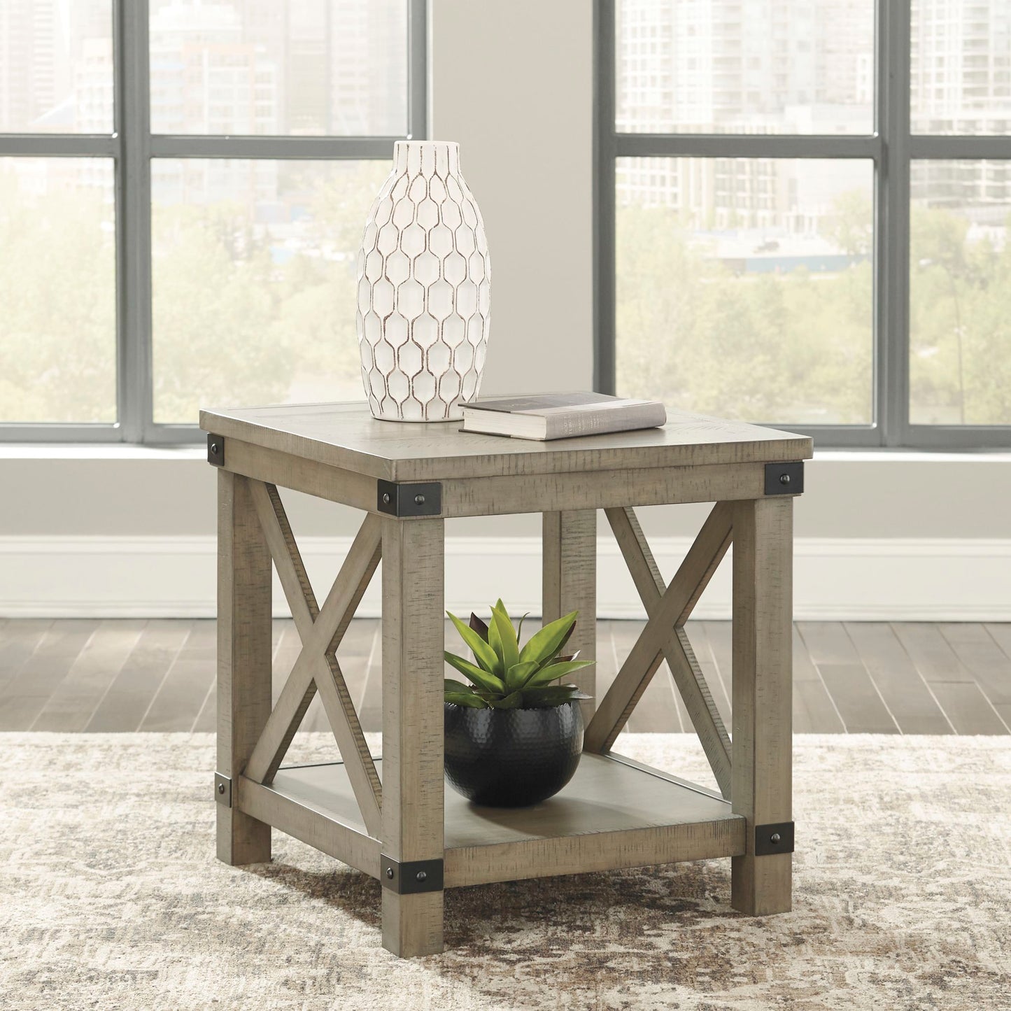 Table d'appoint Aldwin - Gris
