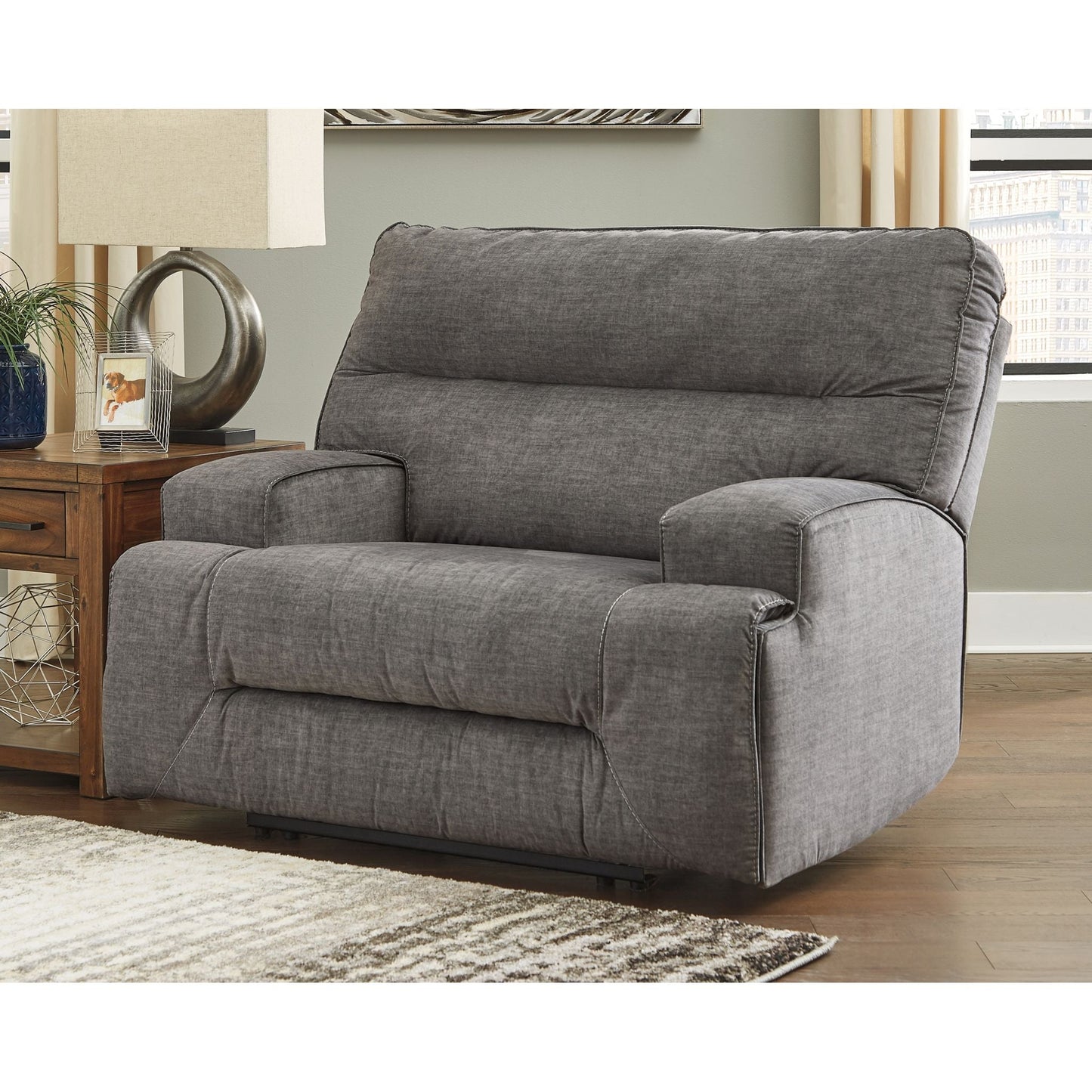 Fauteuil inclinable Coombs à assise large - Anthracite