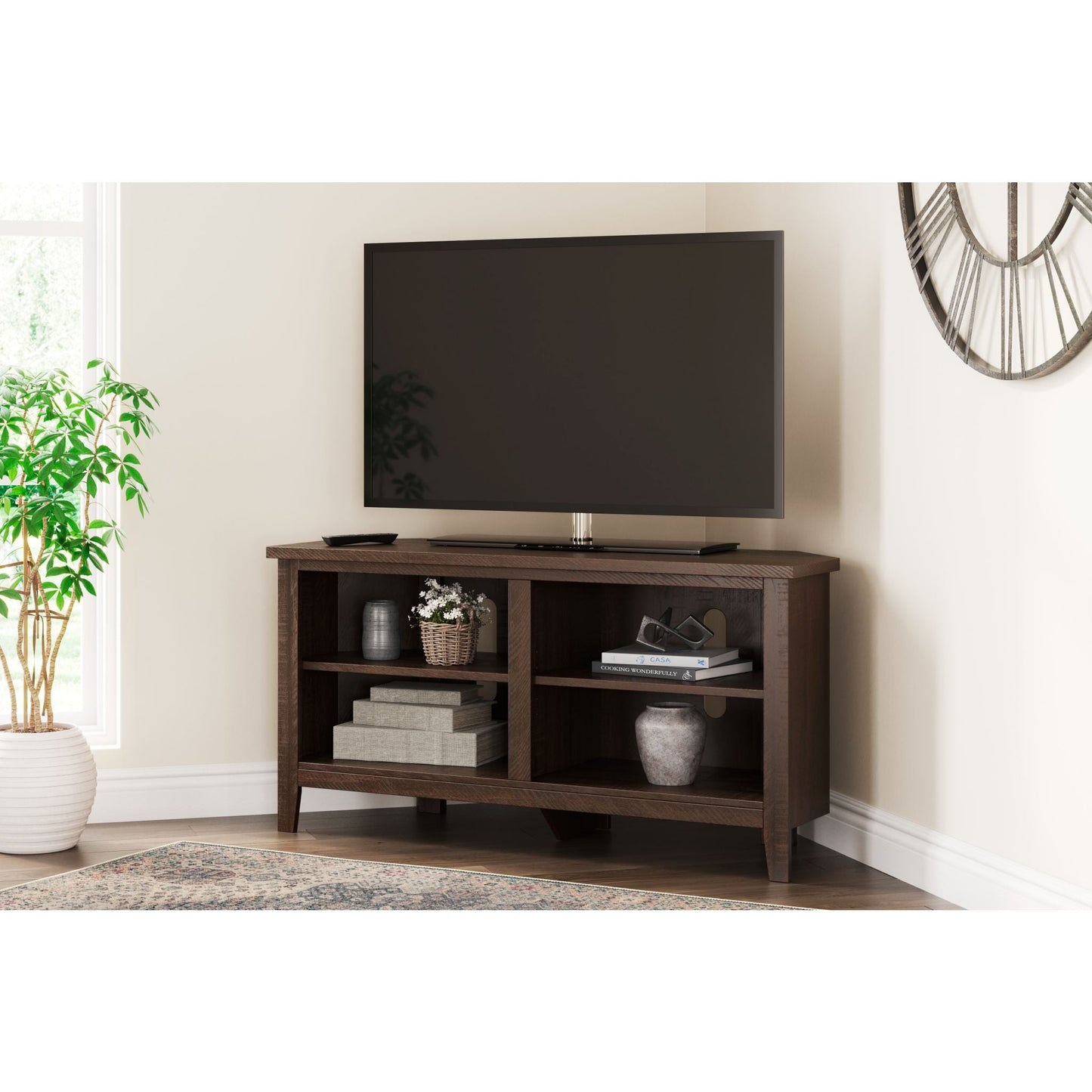 Meuble TV Camiburg - Marron chaud