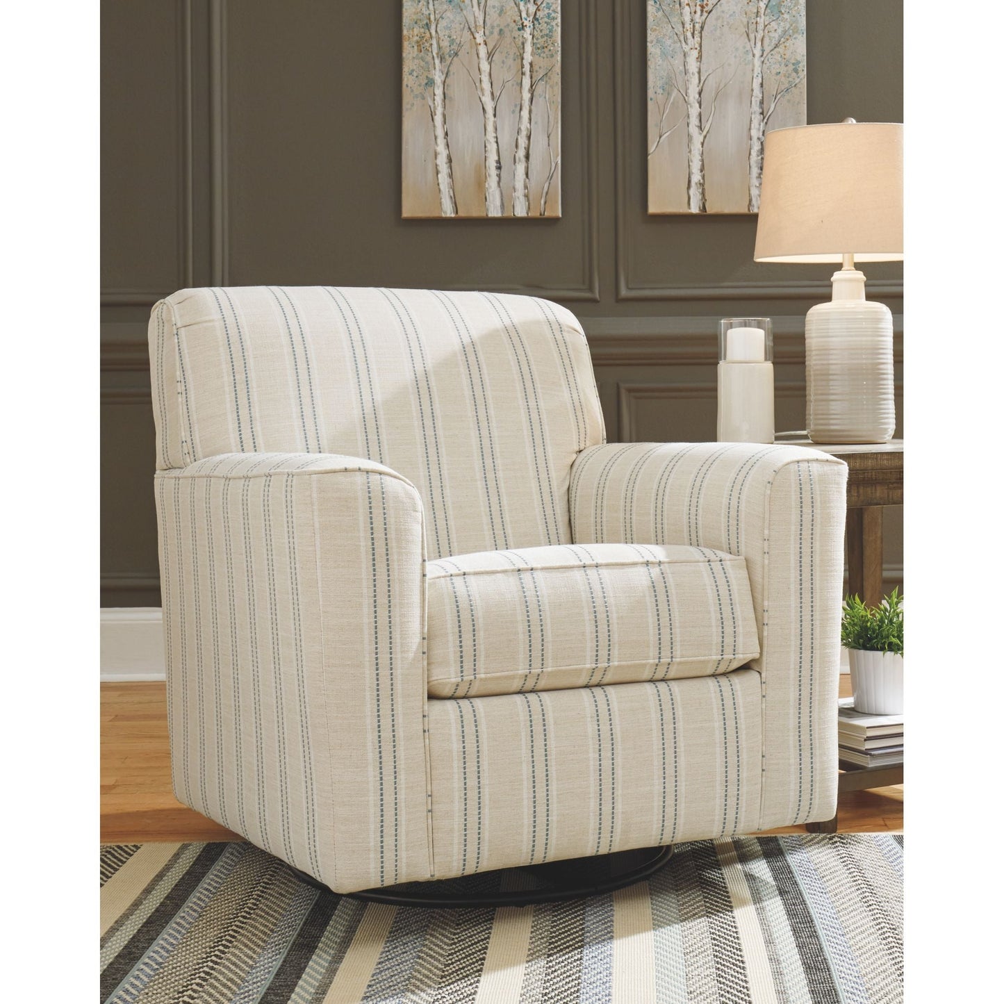 Chaise pivotante Alandari - Gris