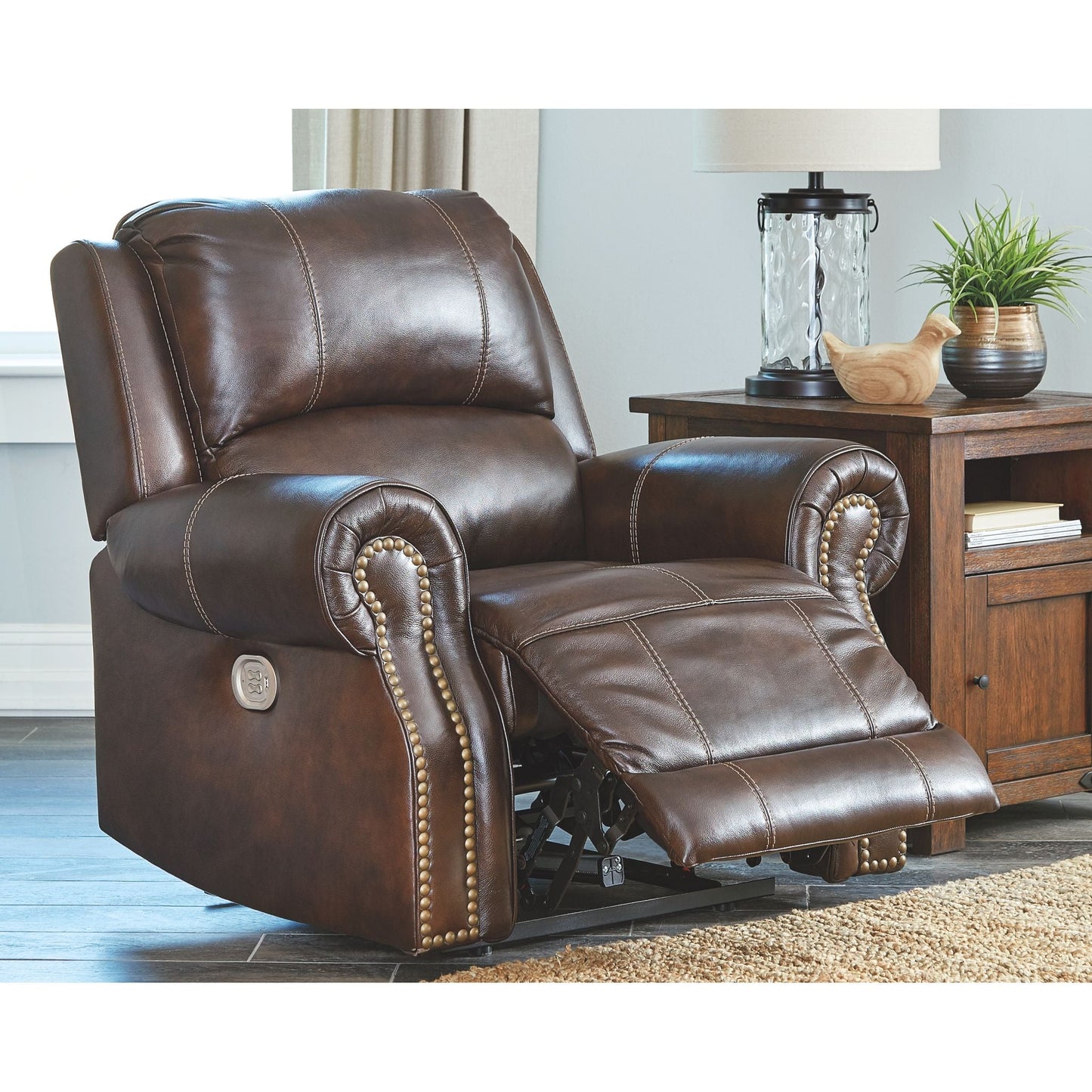 Fauteuil inclinable électrique Buncrana - Chocolat