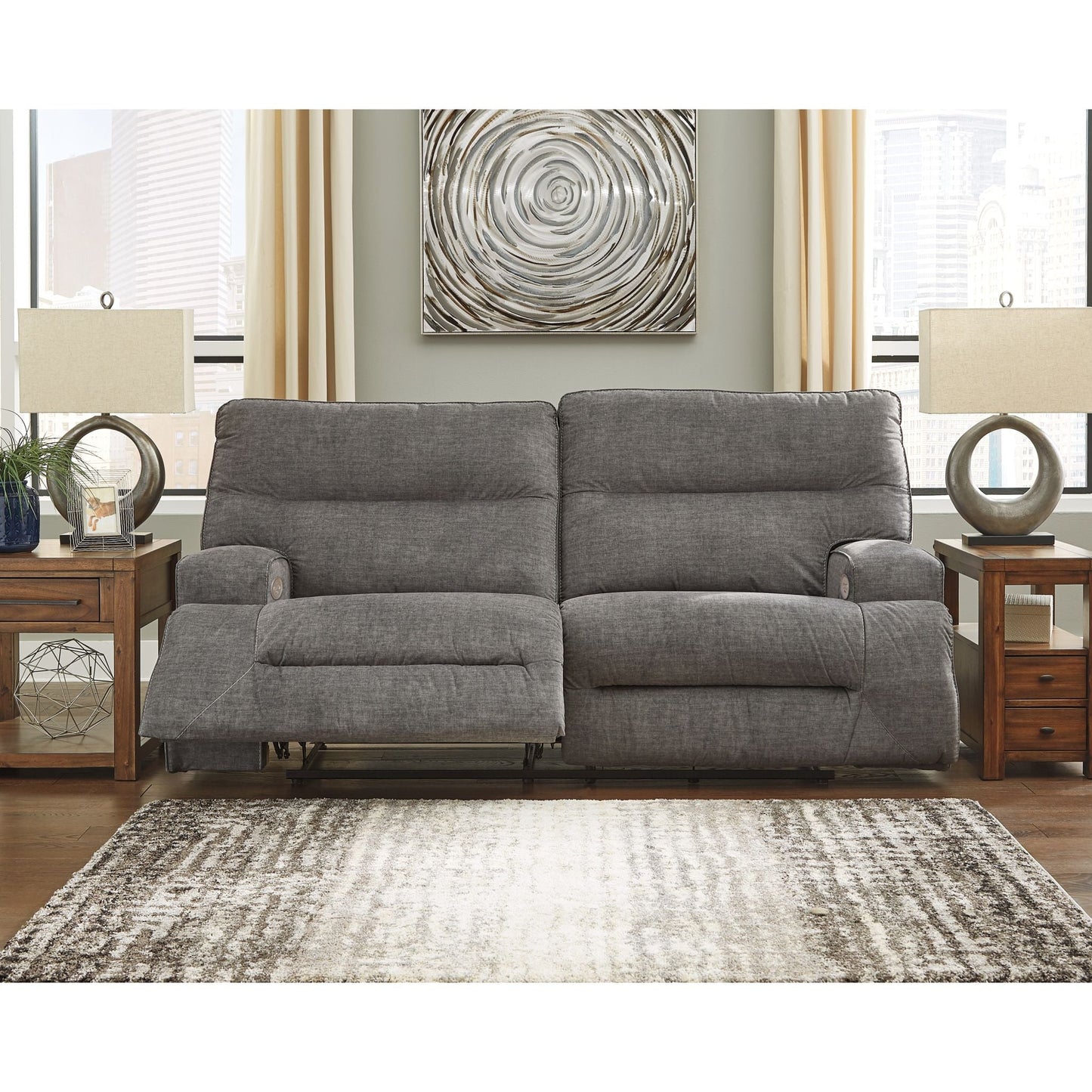 Canapé inclinable électrique Coombs - Anthracite