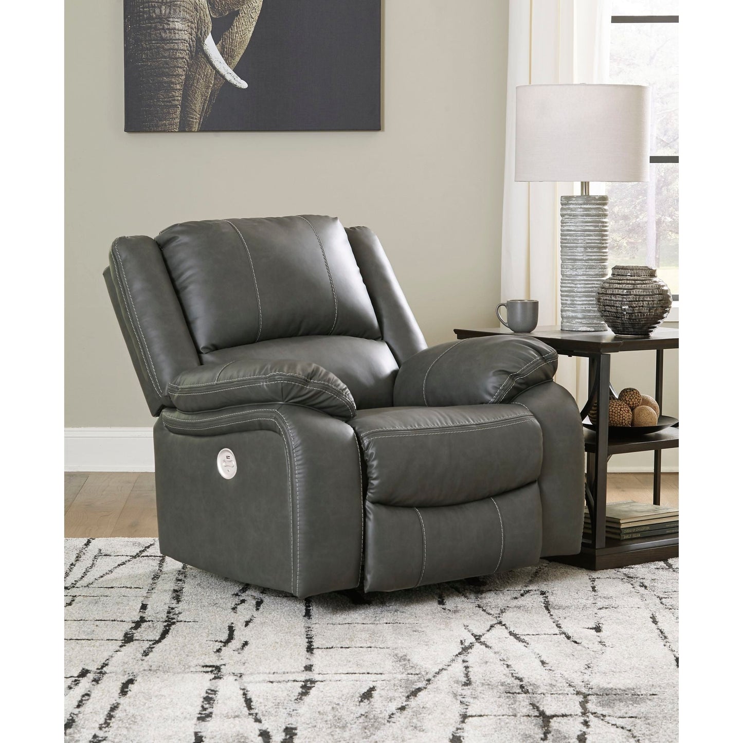 Fauteuil inclinable à bascule électrique Calderwell - Gris