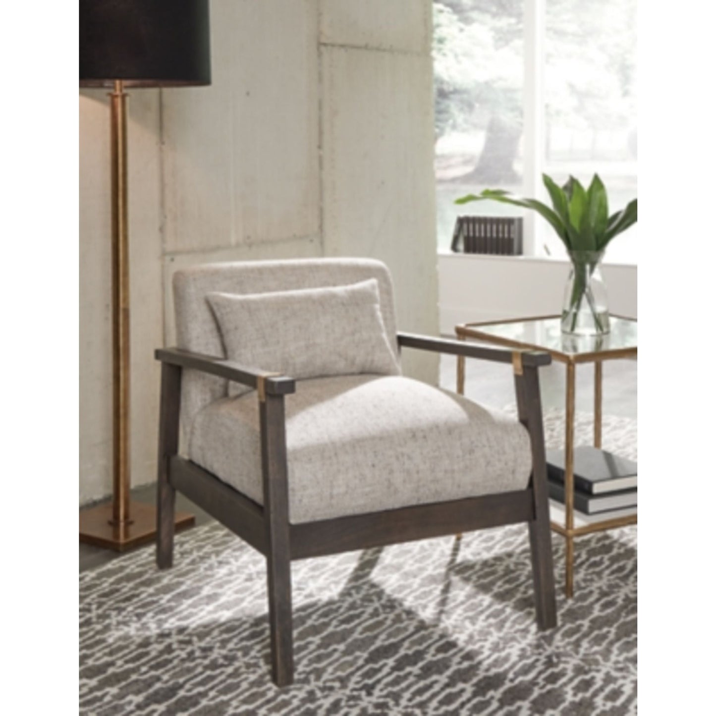 Fauteuil d'appoint Balintmore - Ciment