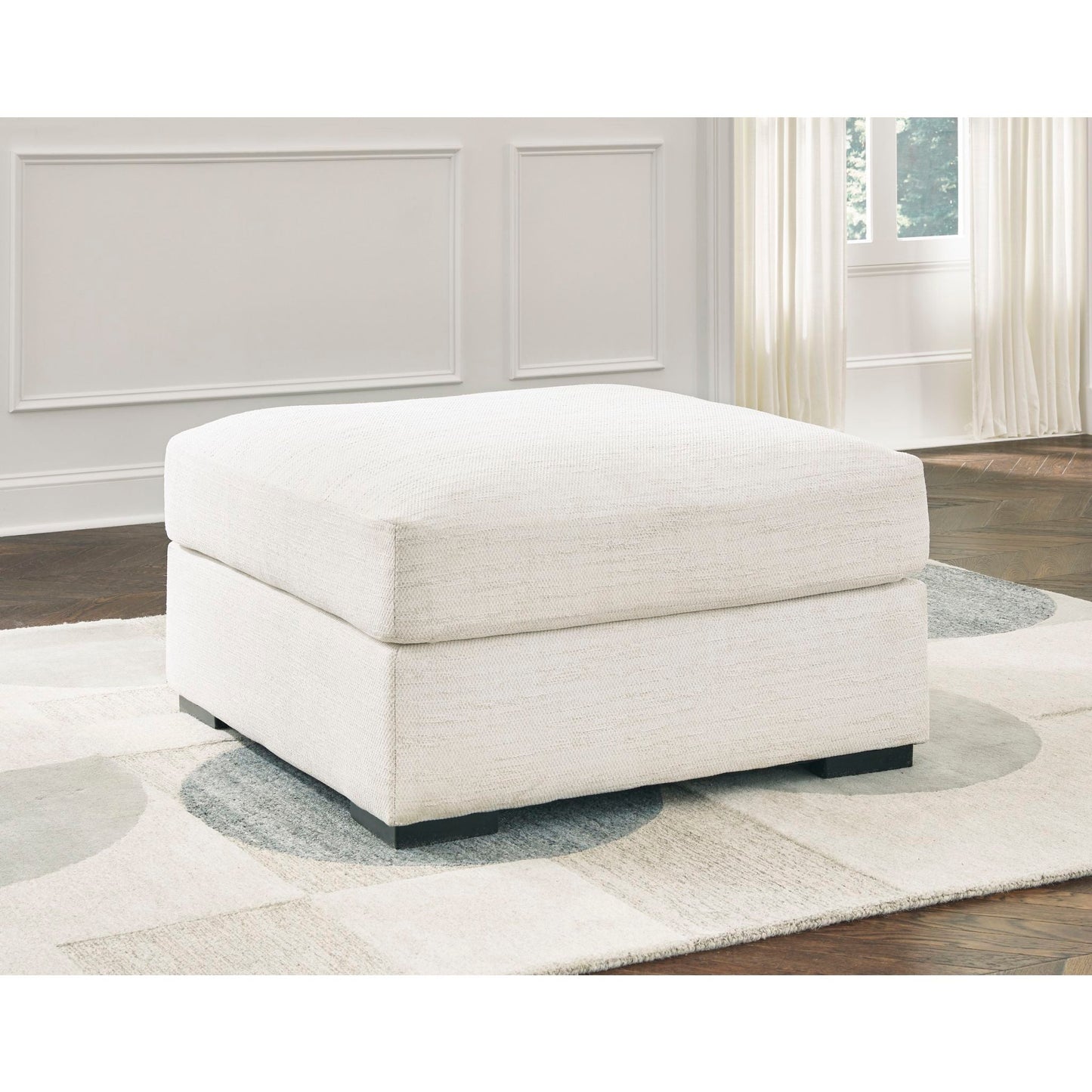 Pouf d'appoint surdimensionné et accompli - Pierre