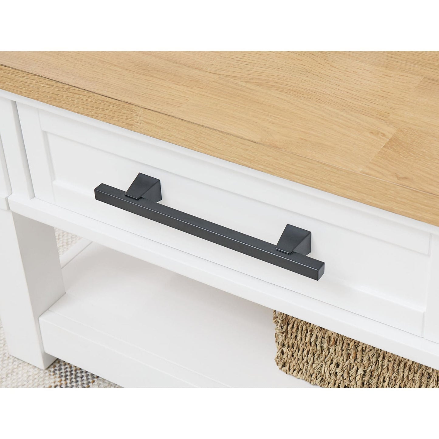 Table d'appoint Ashbryn - Blanc/Naturel