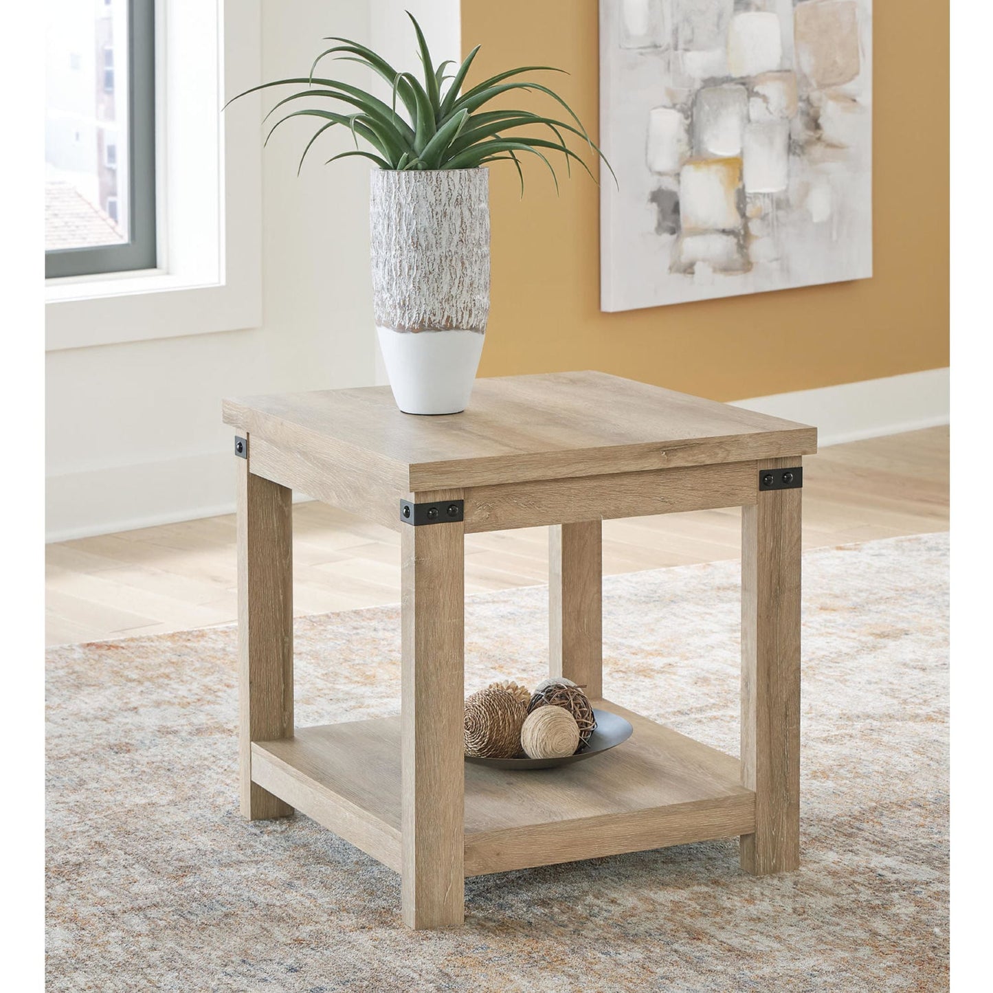 Table d'appoint Calaboro - Marron clair
