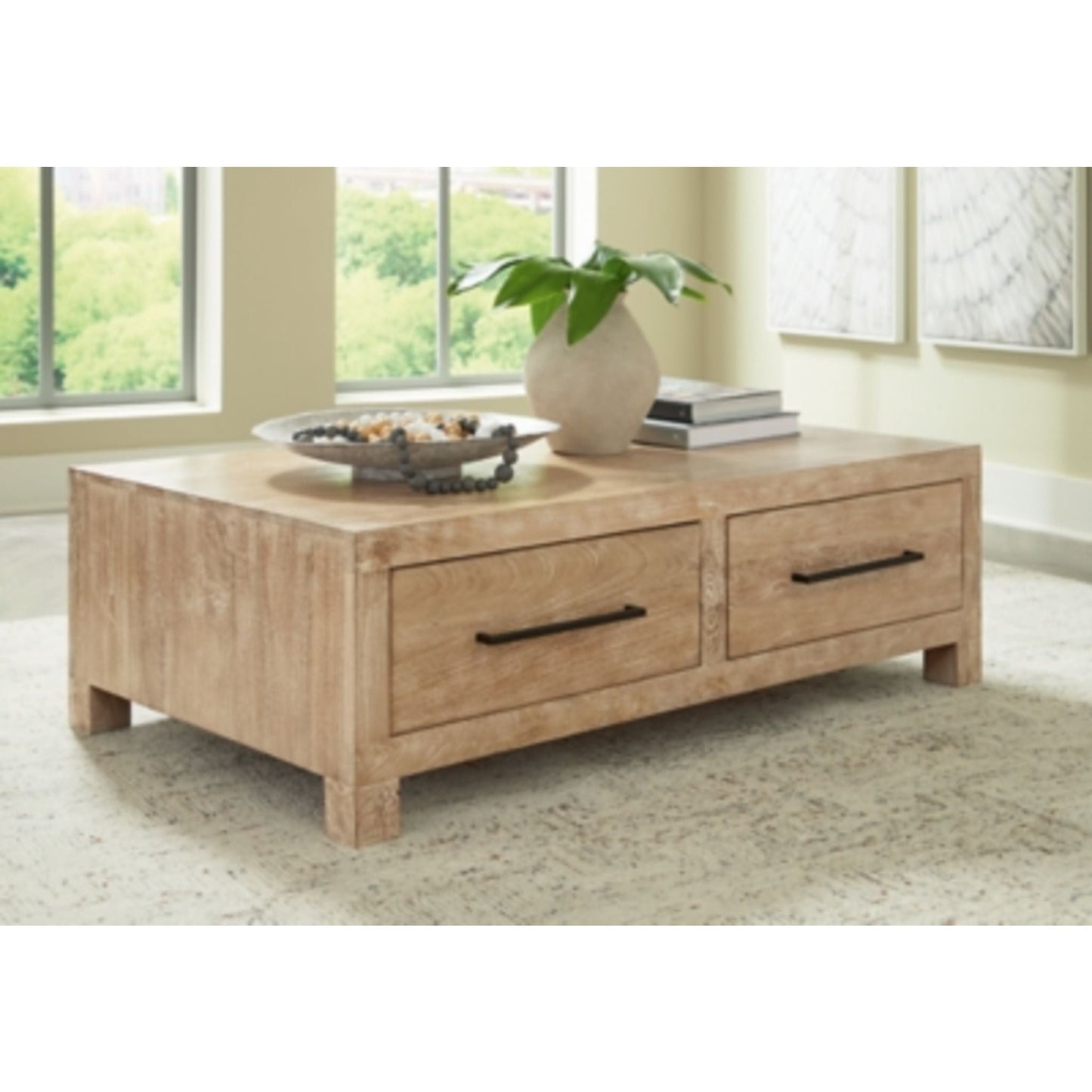 Table basse Belenburg - Marron