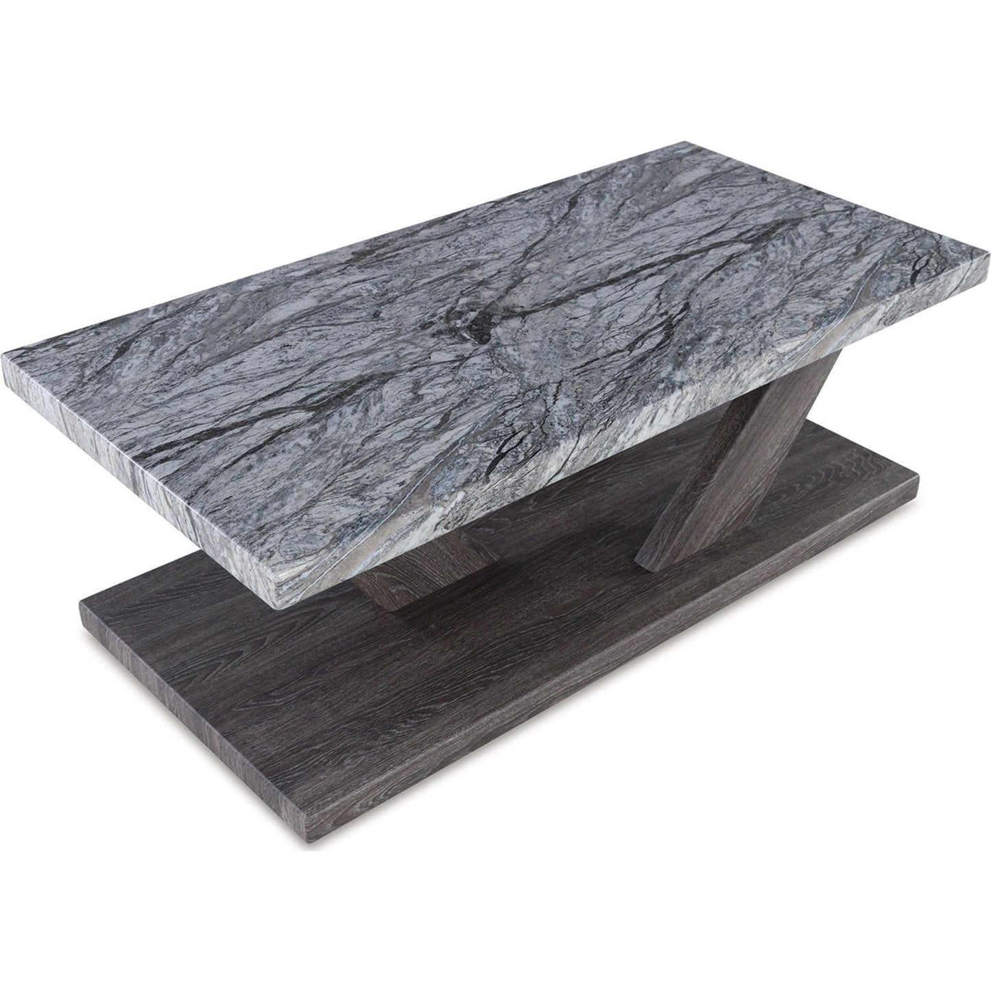 Lot de 3 tables Bensonale - Marron/Gris