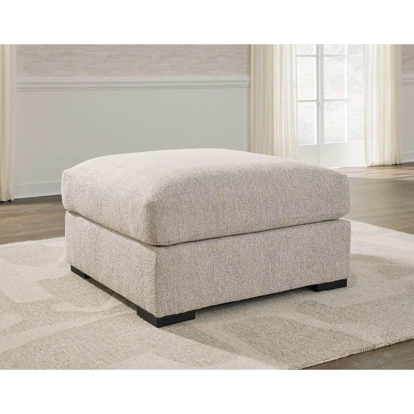 Pouf d'appoint surdimensionné Ballyton - Sable