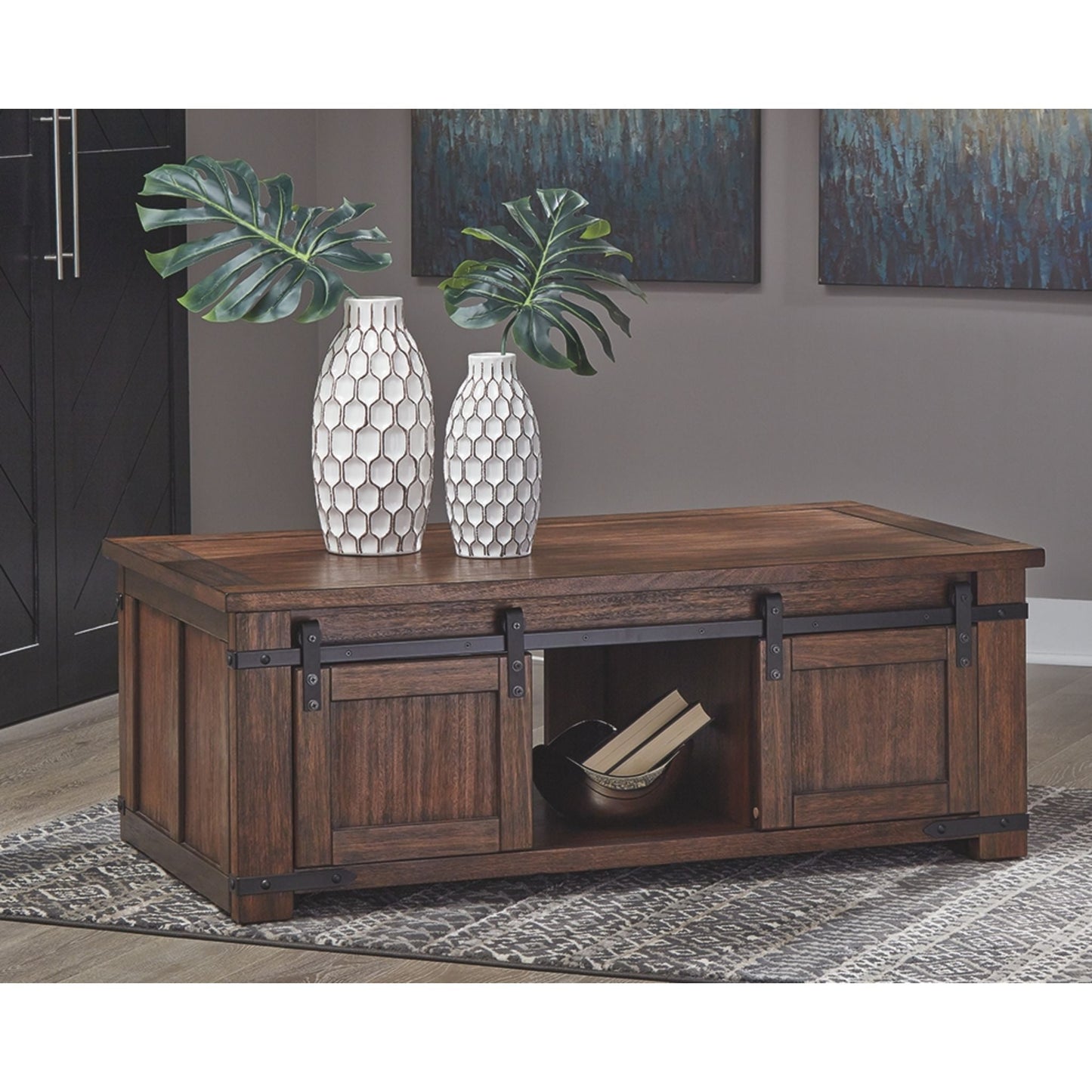 Table basse Budmore - Marron