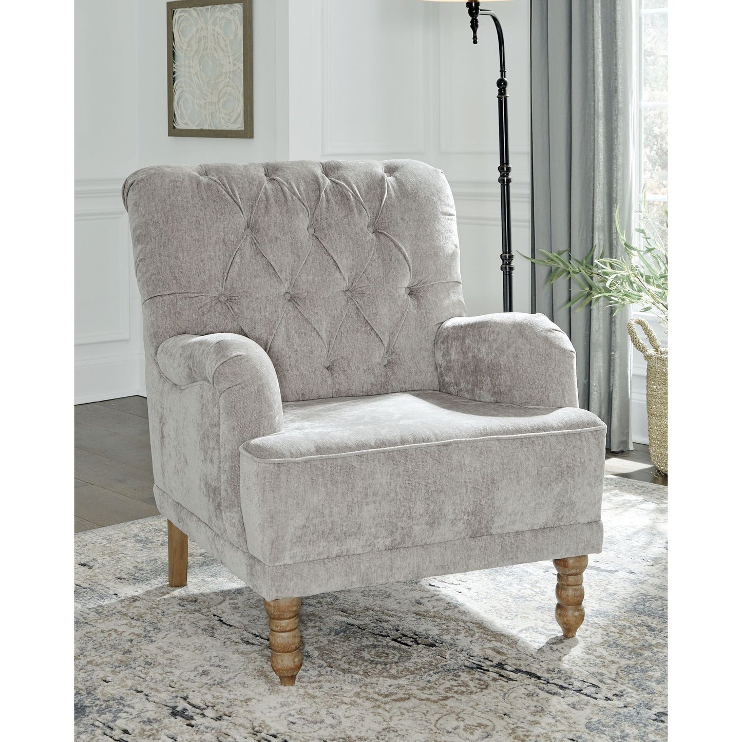Fauteuil d'appoint Dinara - Gris tourterelle