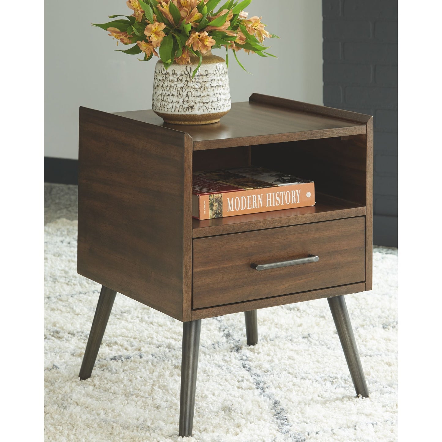 Table d'appoint Calmoni - Marron
