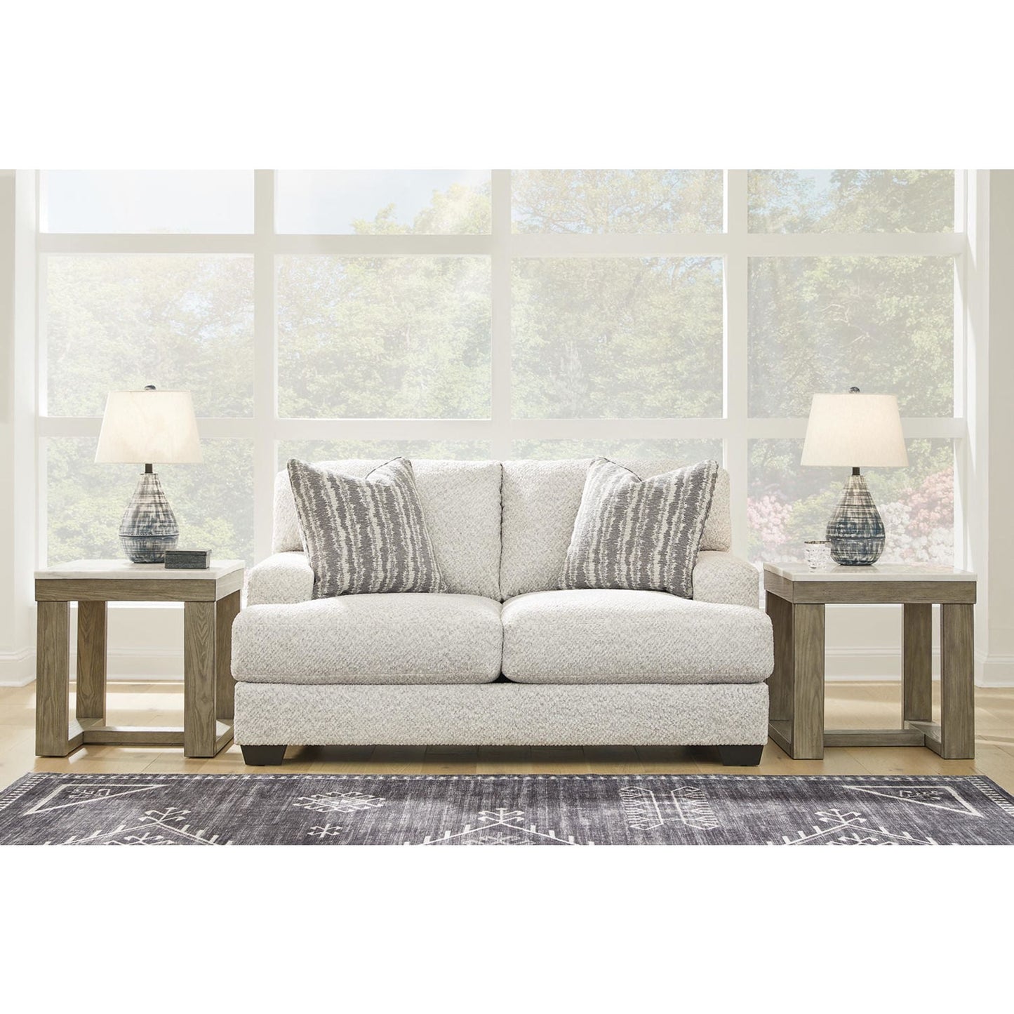 Causeuse Brebryan - Flanelle