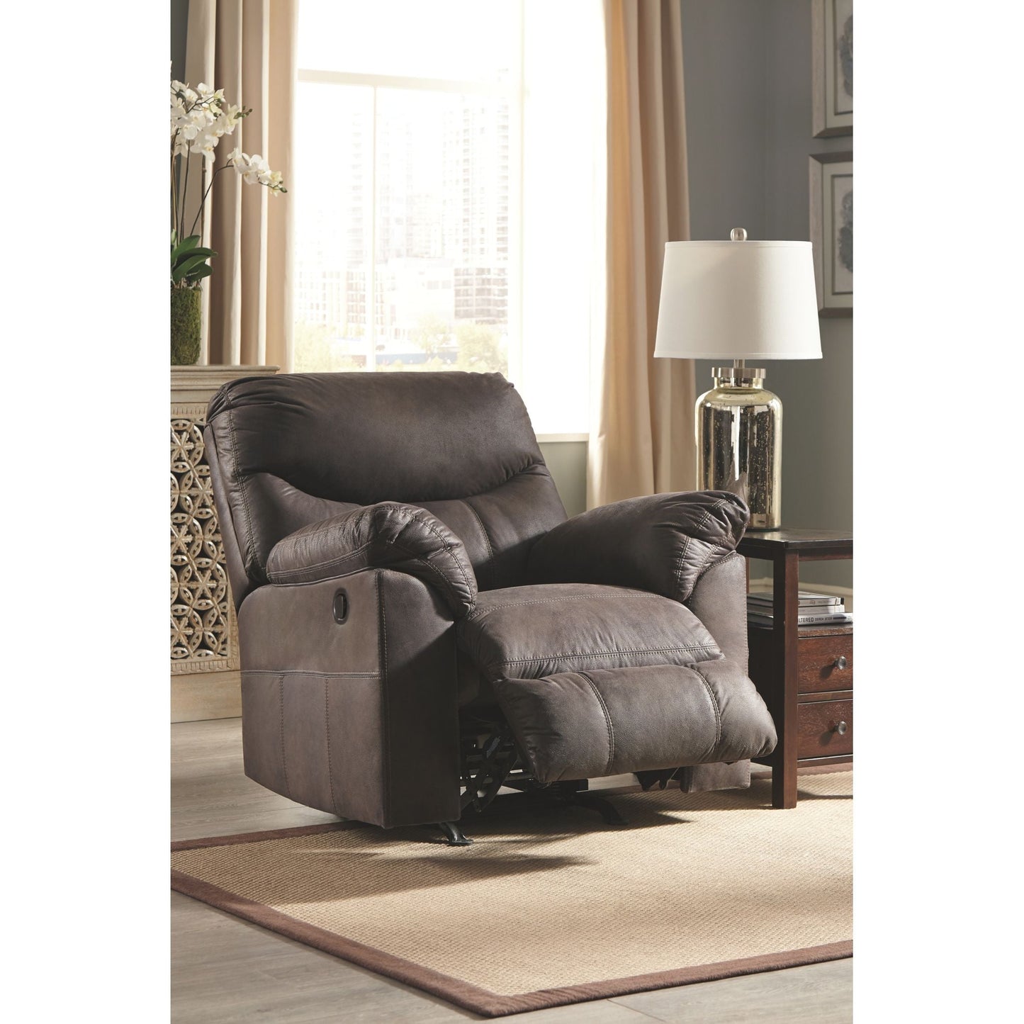 Fauteuil inclinable à bascule Boxberg - Teck