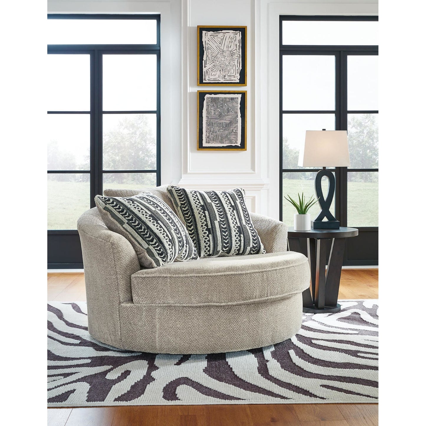 Chaise pivotante Calnita - Sisal