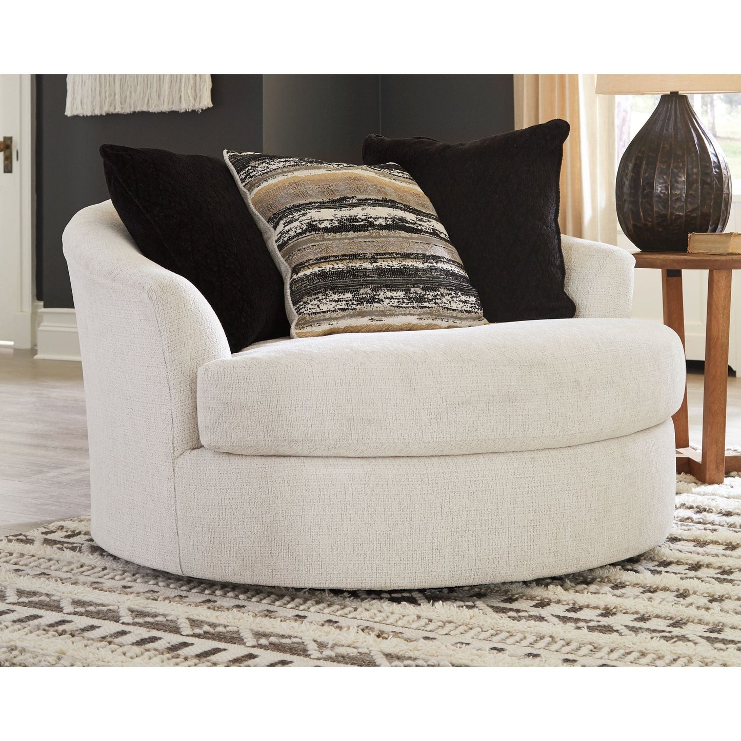 Chaise pivotante Cambri - Neige