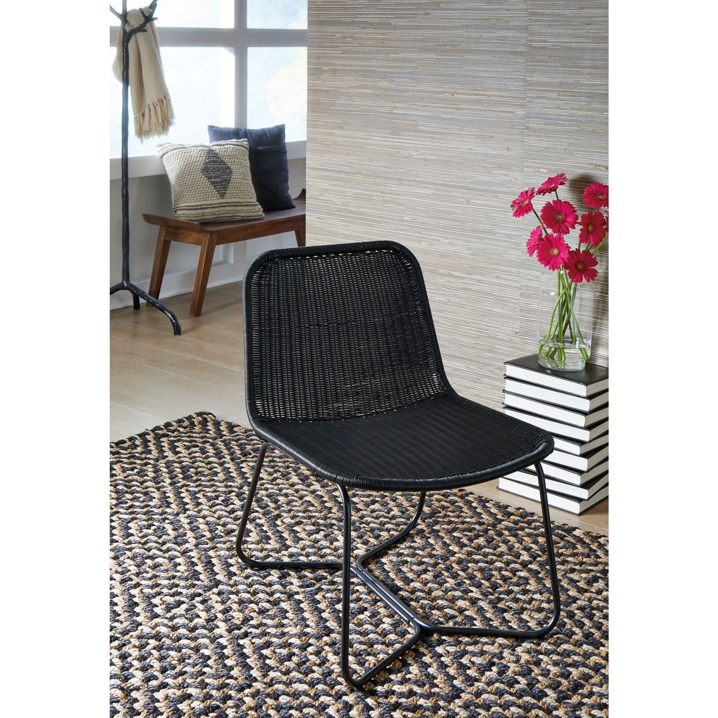 Fauteuil d'appoint Daviston - Noir