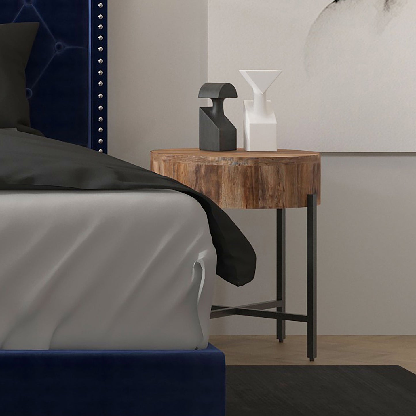 Table d'appoint Blox - Naturel