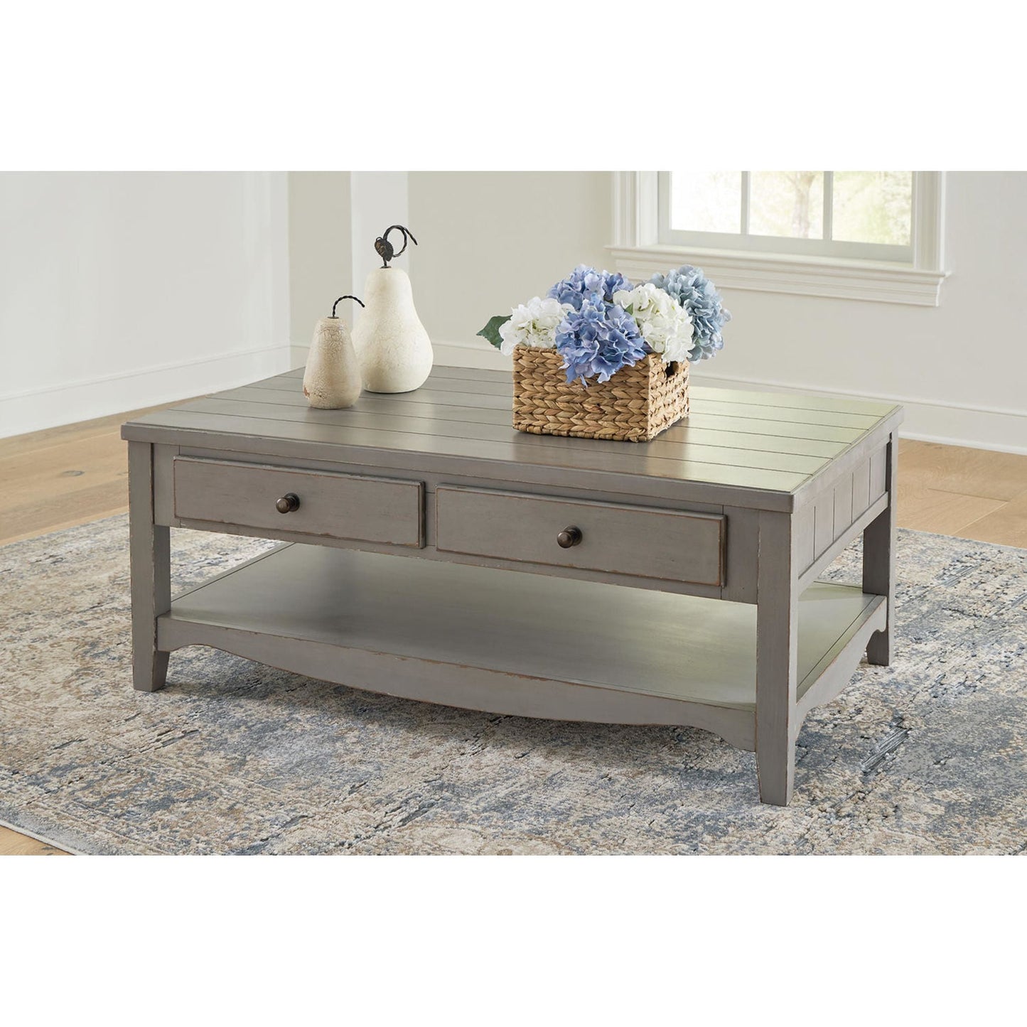 Table basse Charina - Gris antique