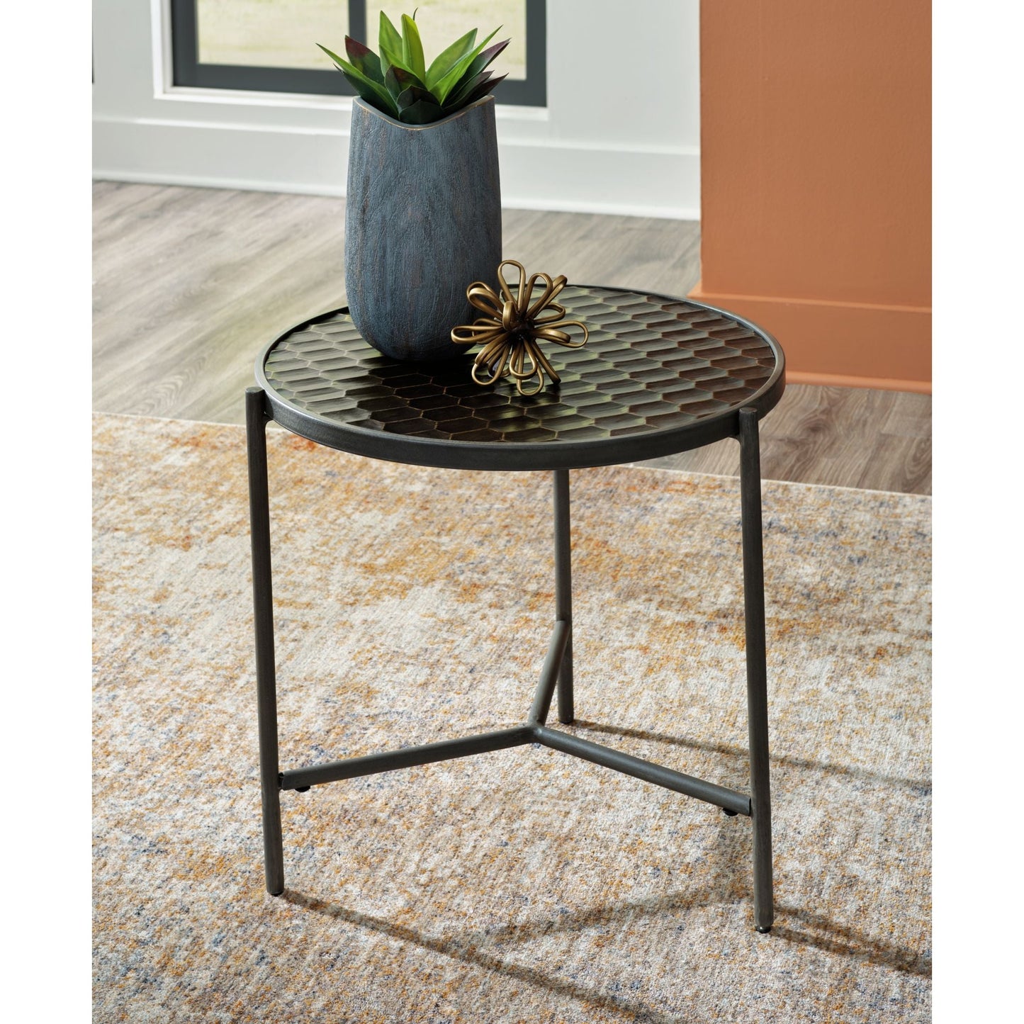 Table d'appoint Doraley Chair - Marron/Gris