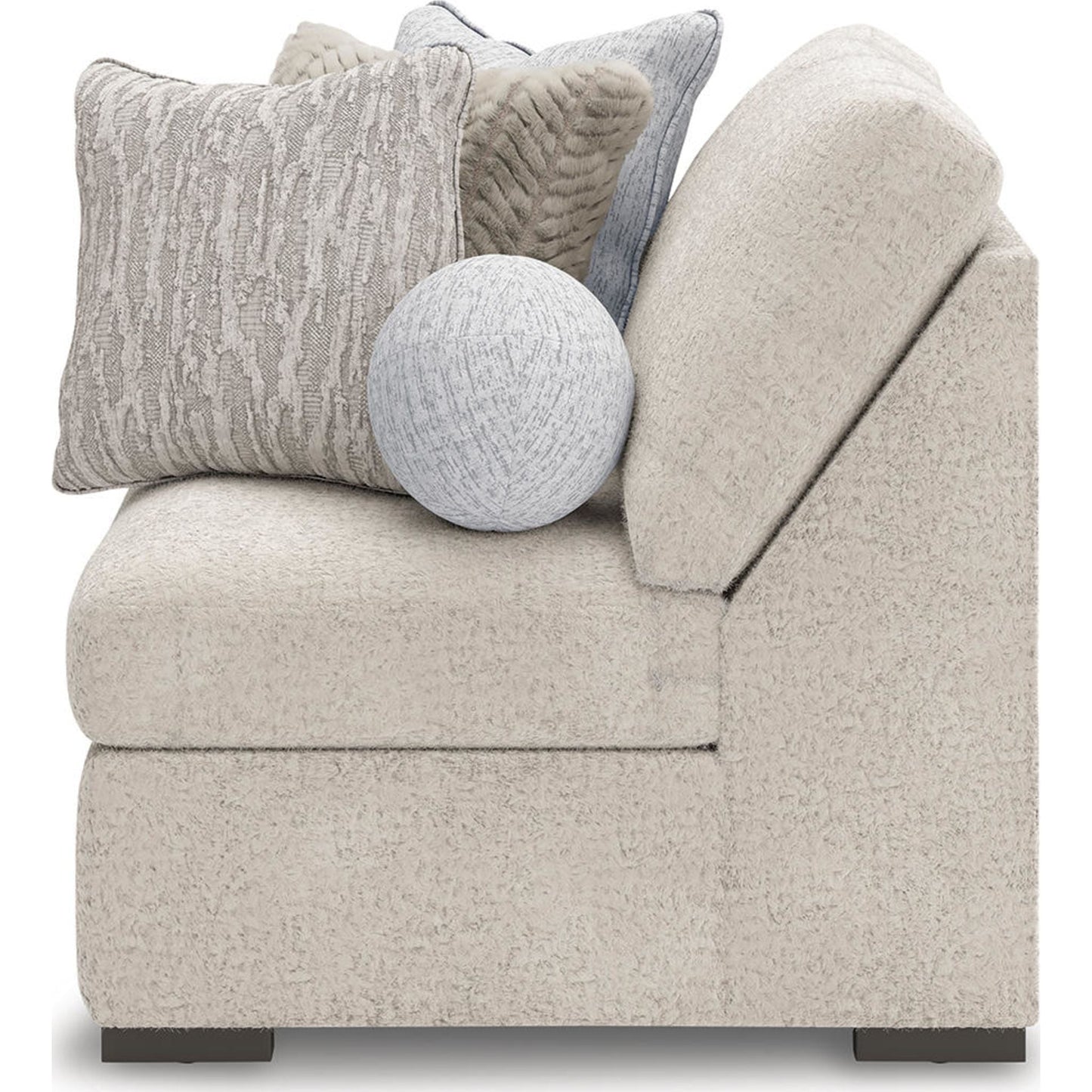 Canapé modulable Cuddle Plush 8 pièces avec poufs - Arctic