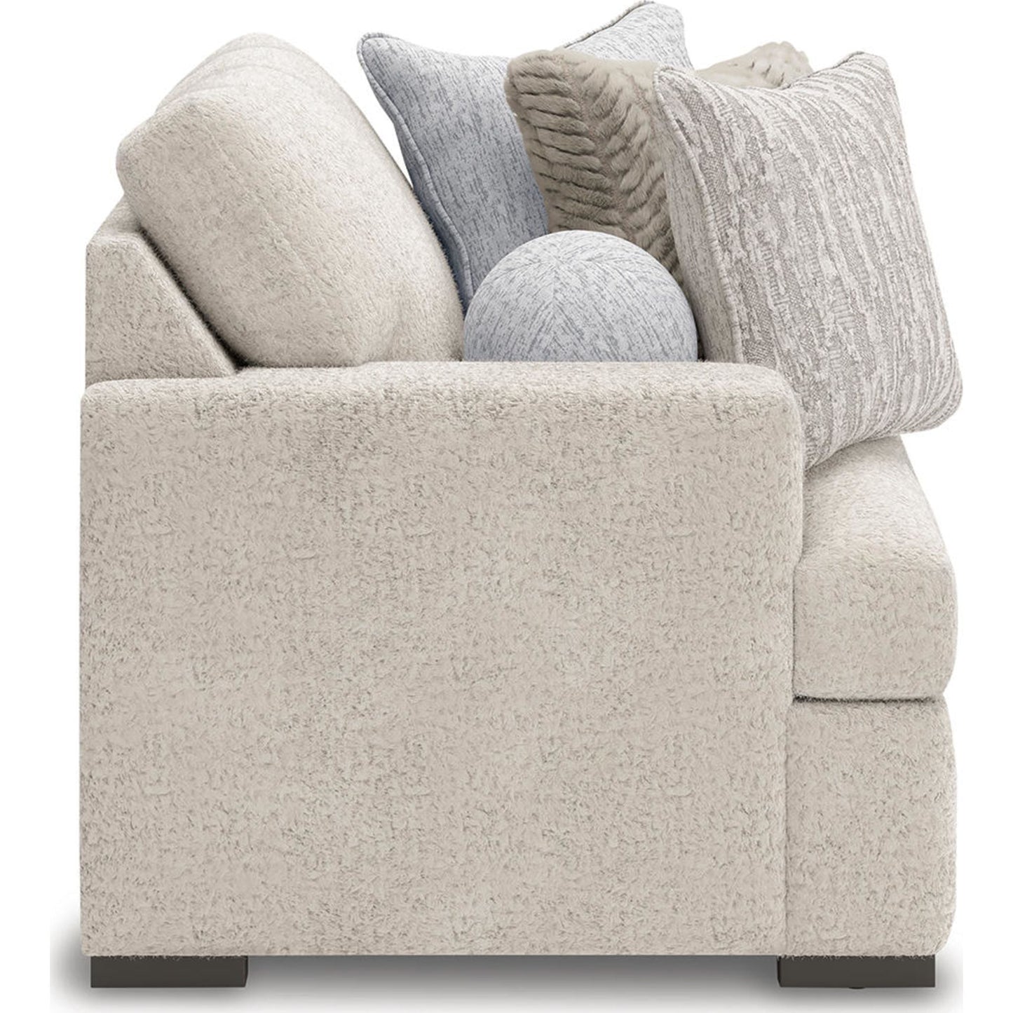 Canapé modulable Cuddle Plush 8 pièces avec poufs - Arctic