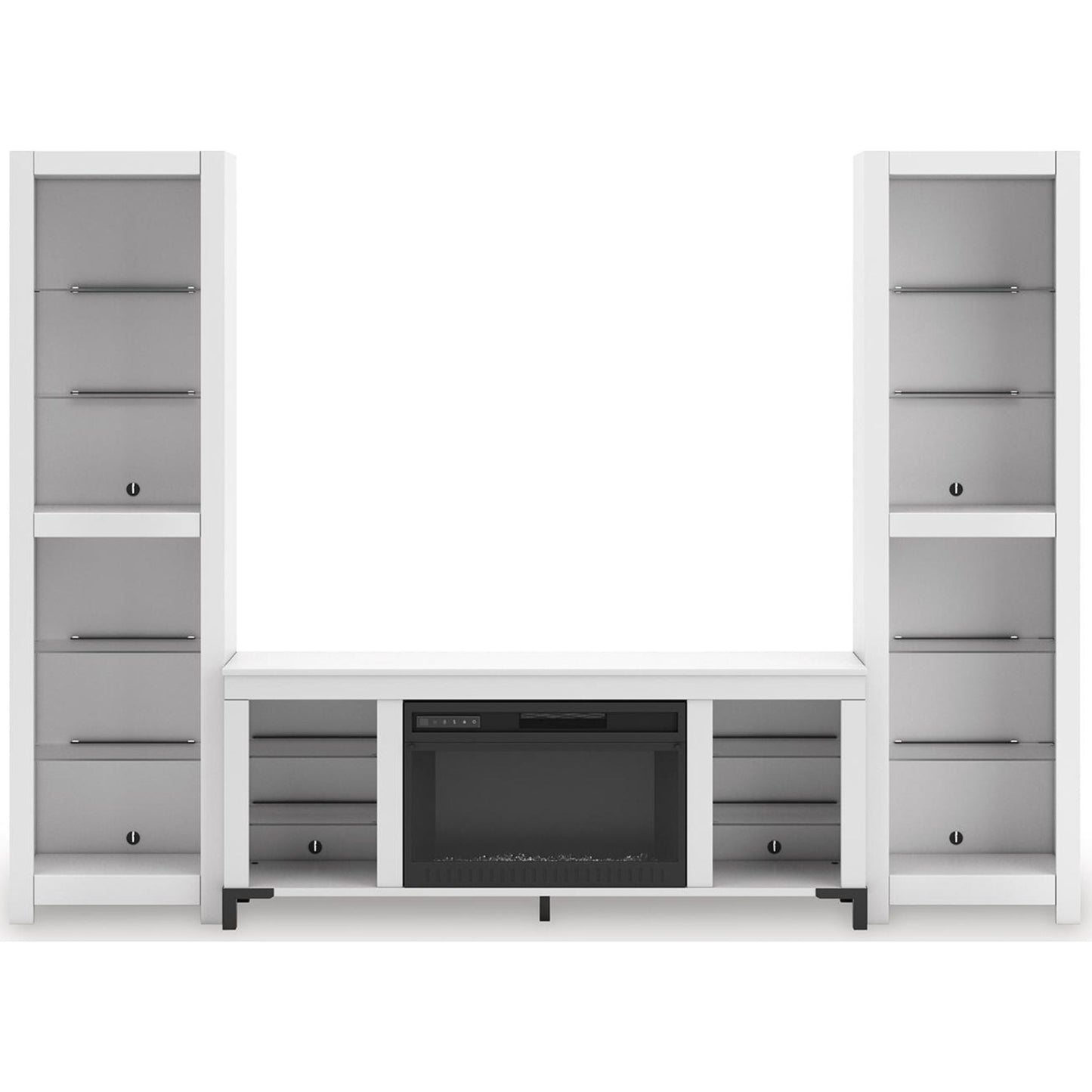 Meuble de divertissement 3 pièces Brollevi - Blanc