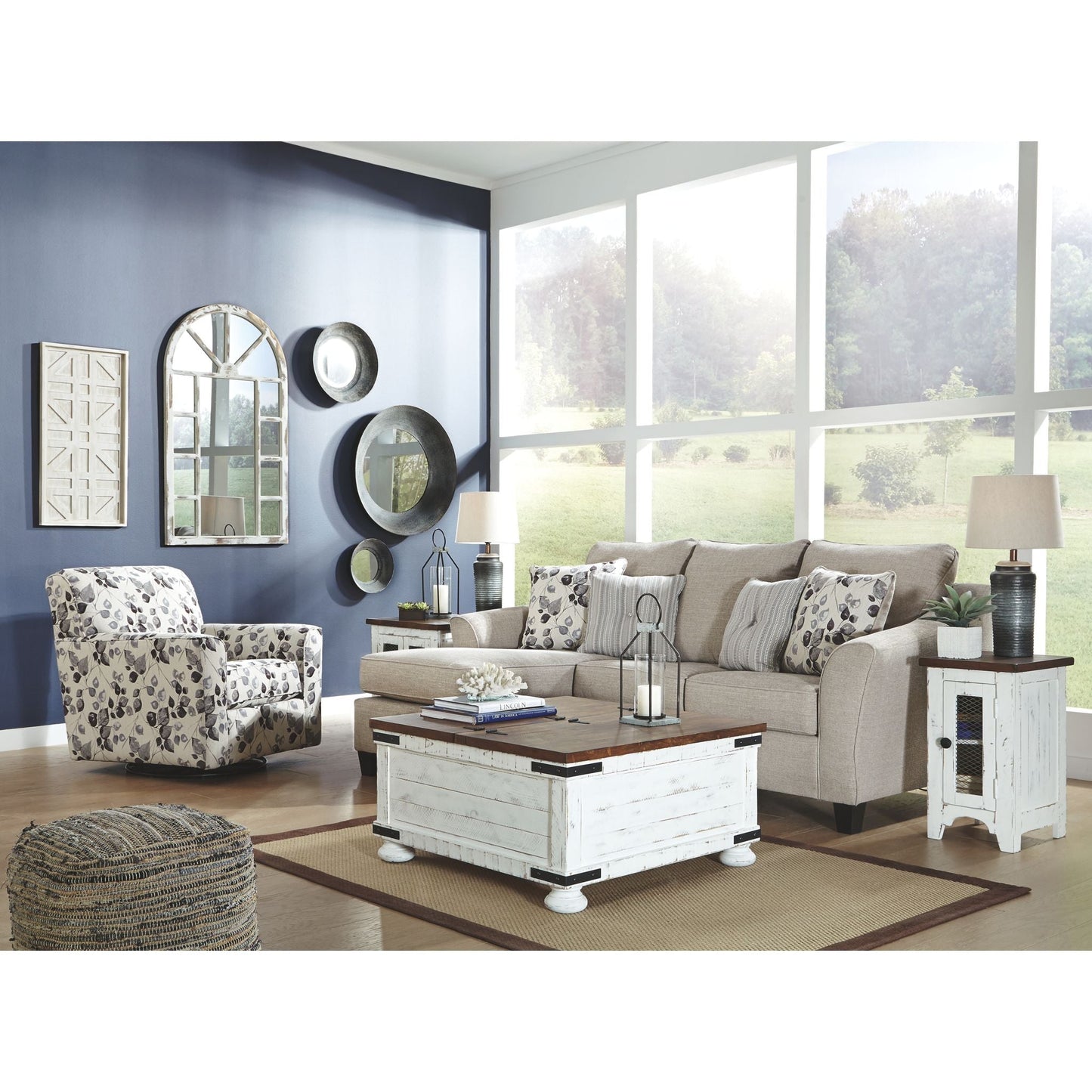 Chaise pivotante Abney - Platine