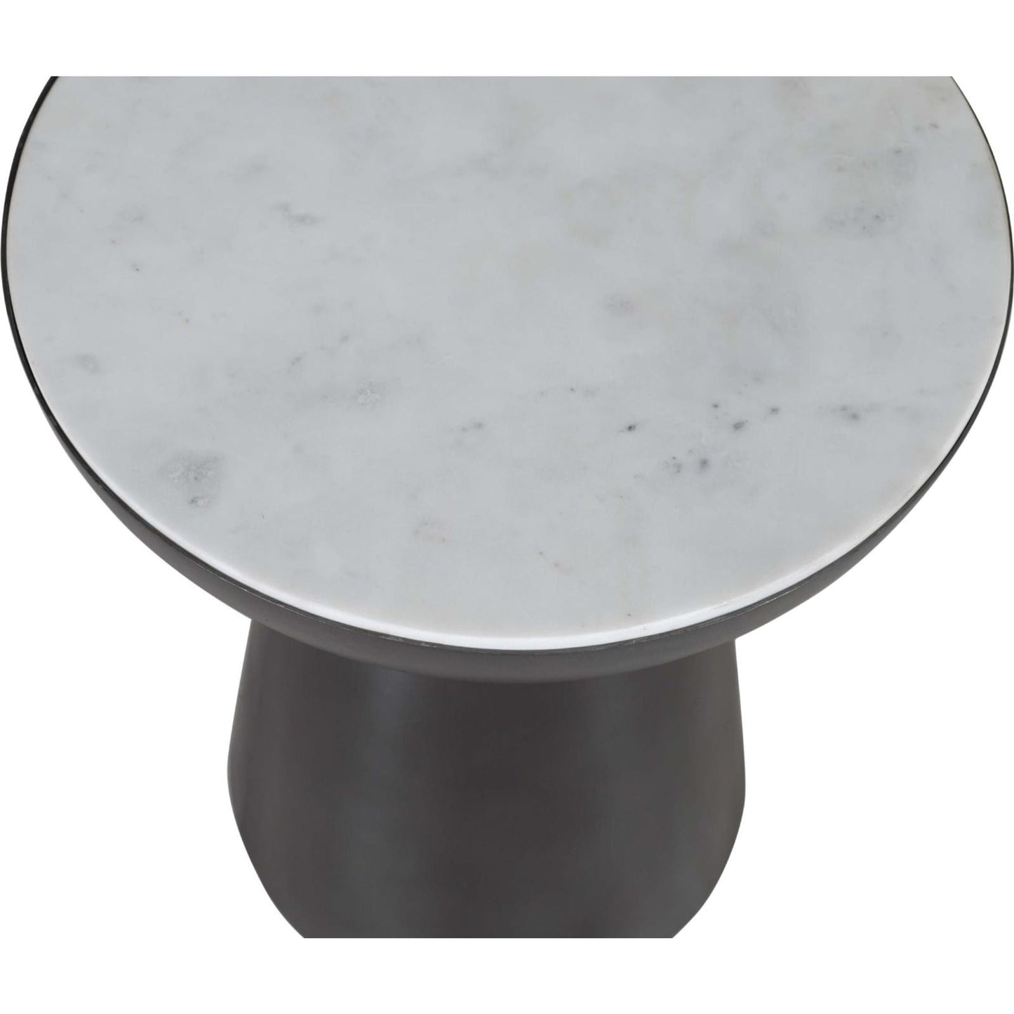 Table d'appoint Circularity - Blanc et bronze