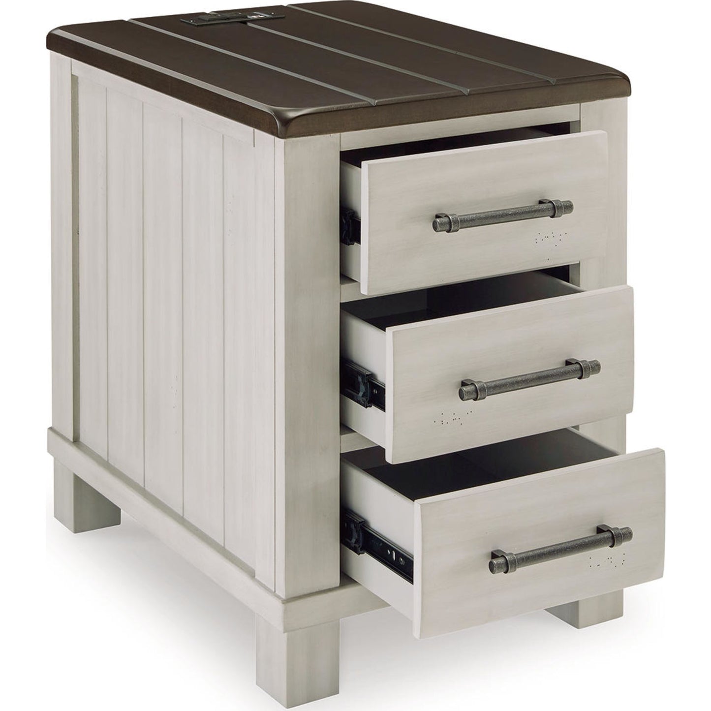 Table d'appoint Darborn - Gris/Marron
