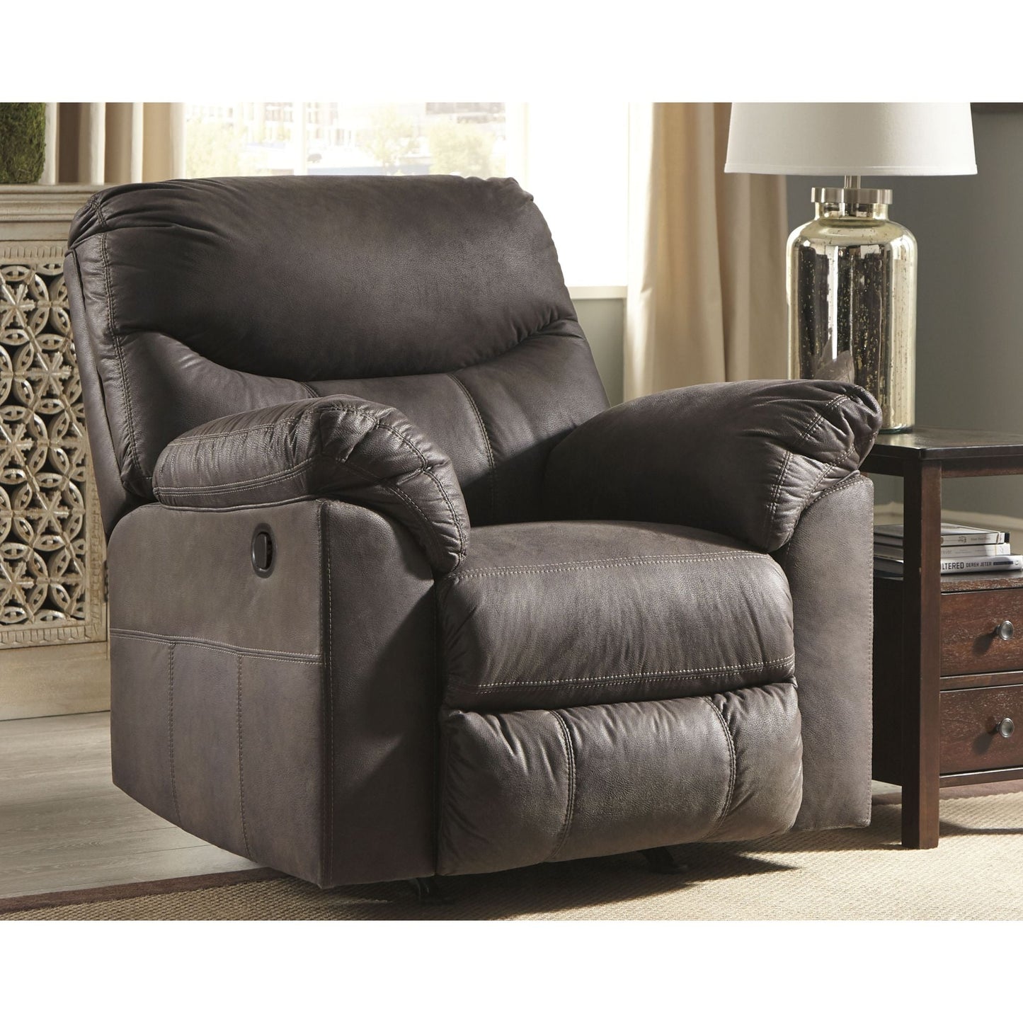 Fauteuil inclinable à bascule Boxberg - Teck