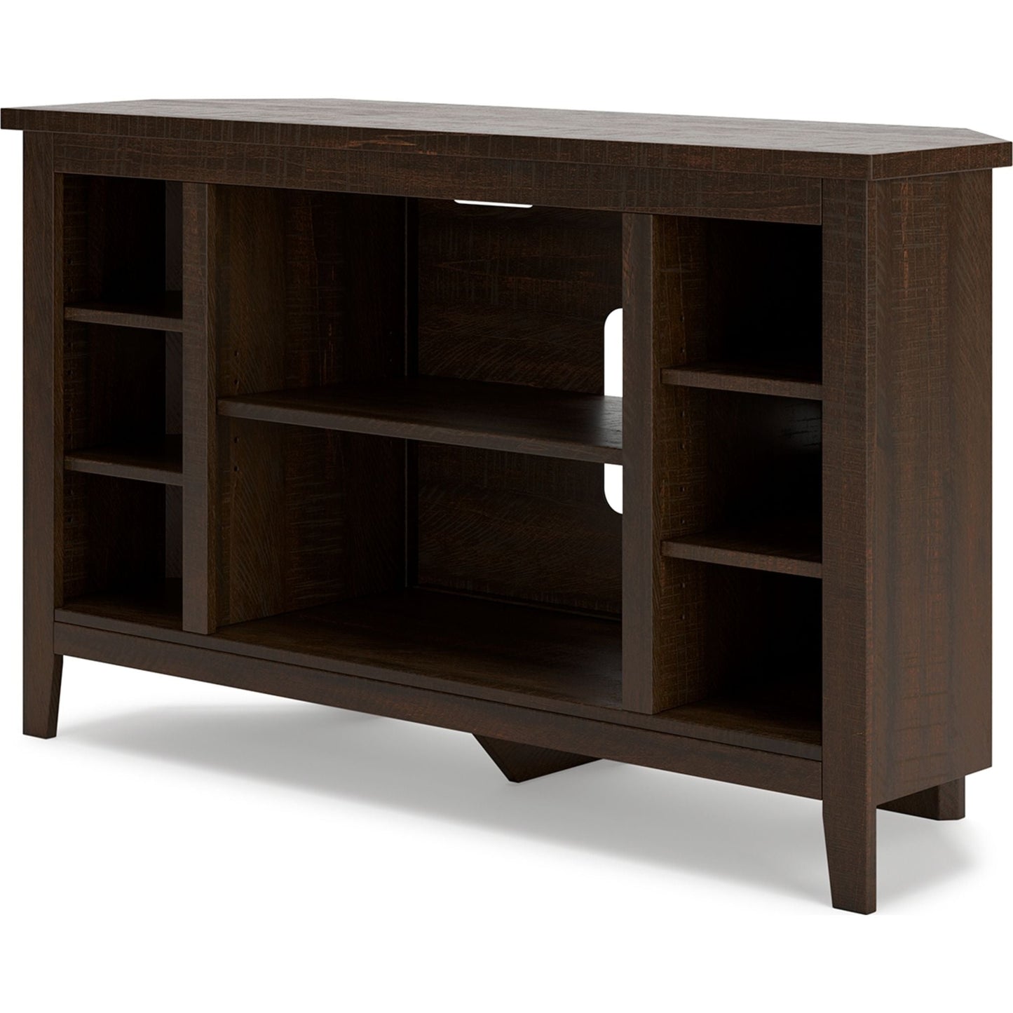 Meuble TV d'angle Camiburg - Marron chaud