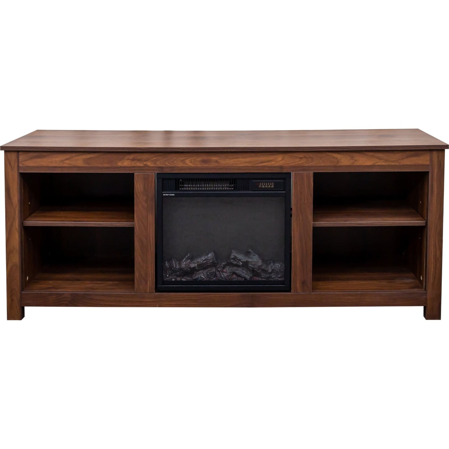Meuble TV Brenna avec cheminée