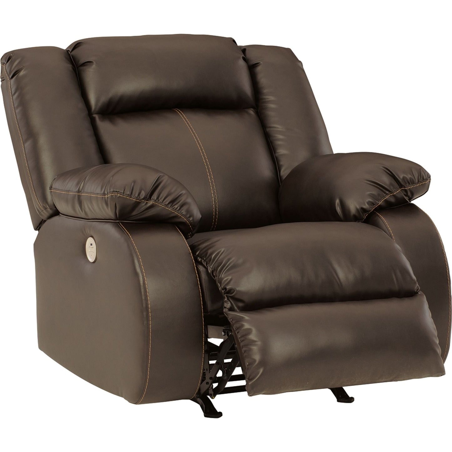 Fauteuil inclinable électrique à bascule Denoron - Chocolat