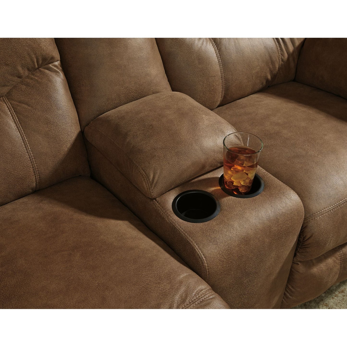 Causeuse inclinable Boxberg avec console - Écorce