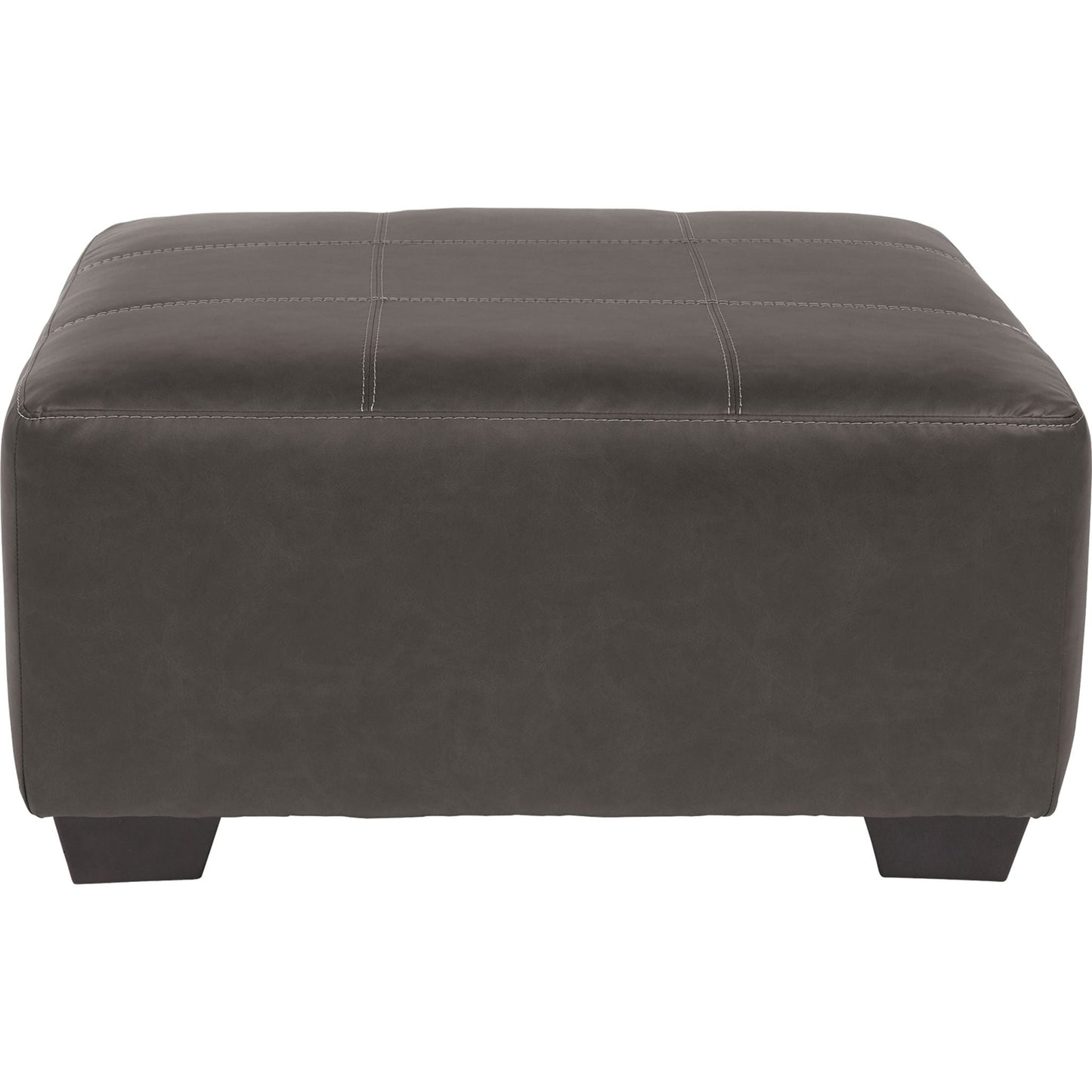 Pouf d'appoint surdimensionné Aberton - Gris