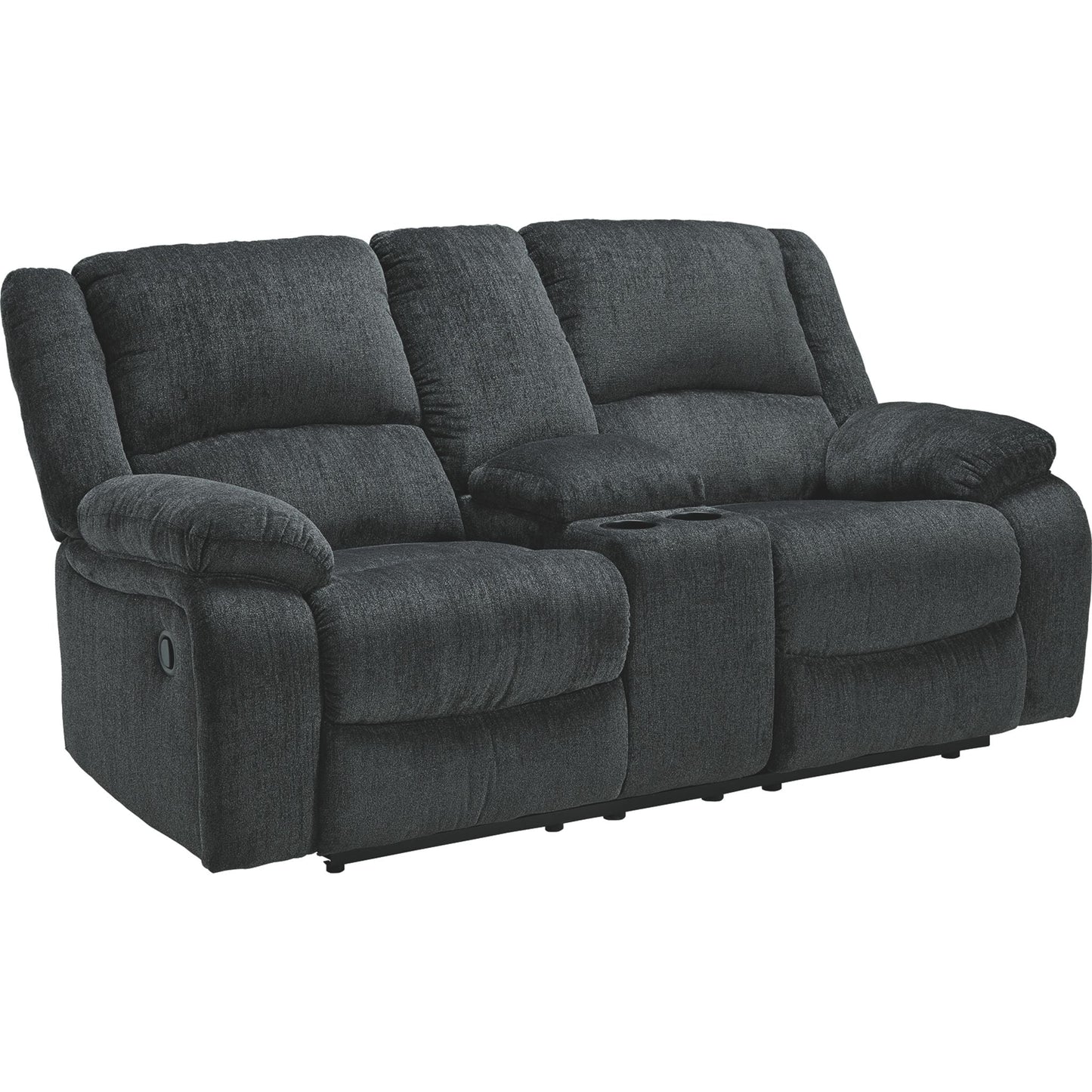 Causeuse inclinable Draycoll avec console - Ardoise