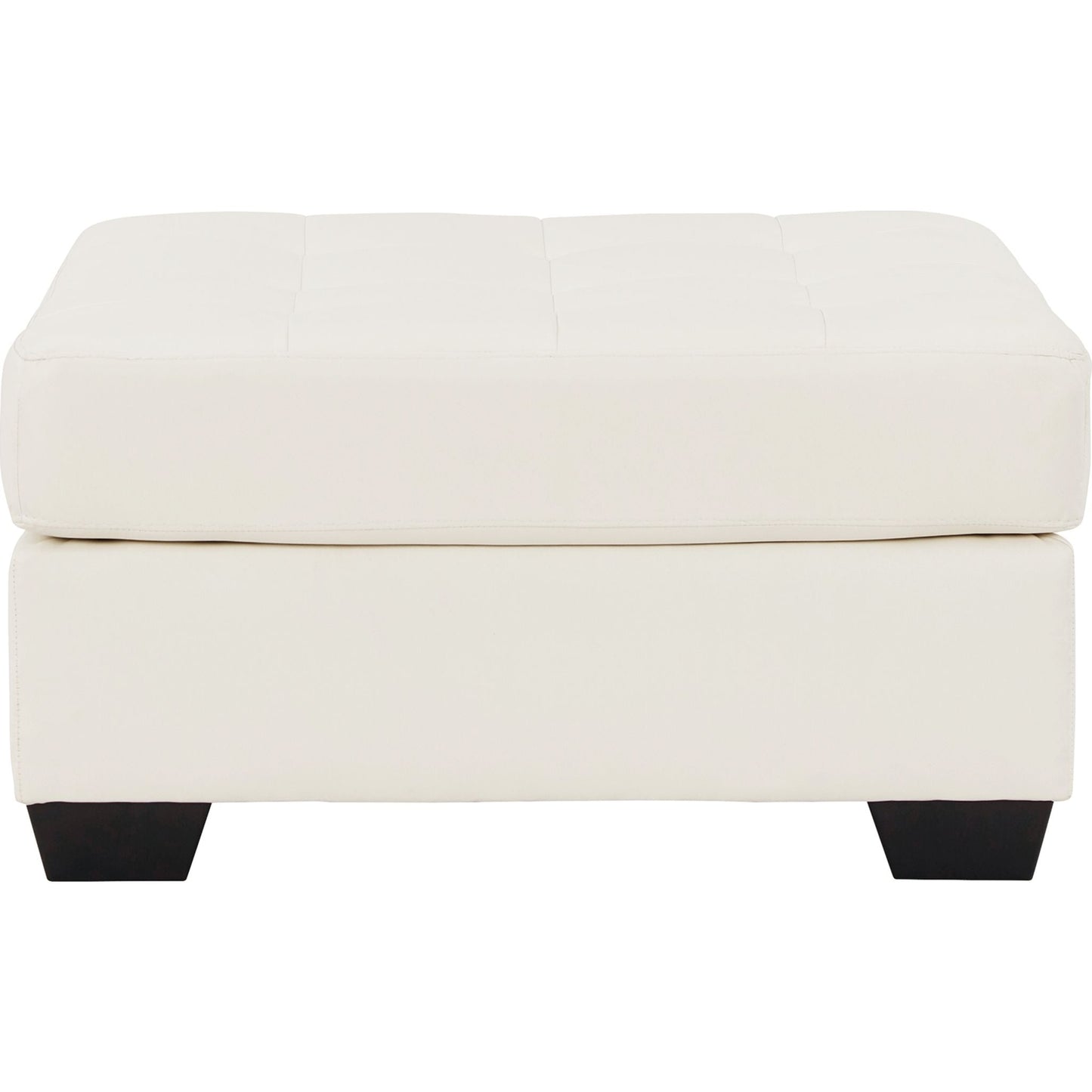 Pouf d'appoint surdimensionné Donlen - Blanc