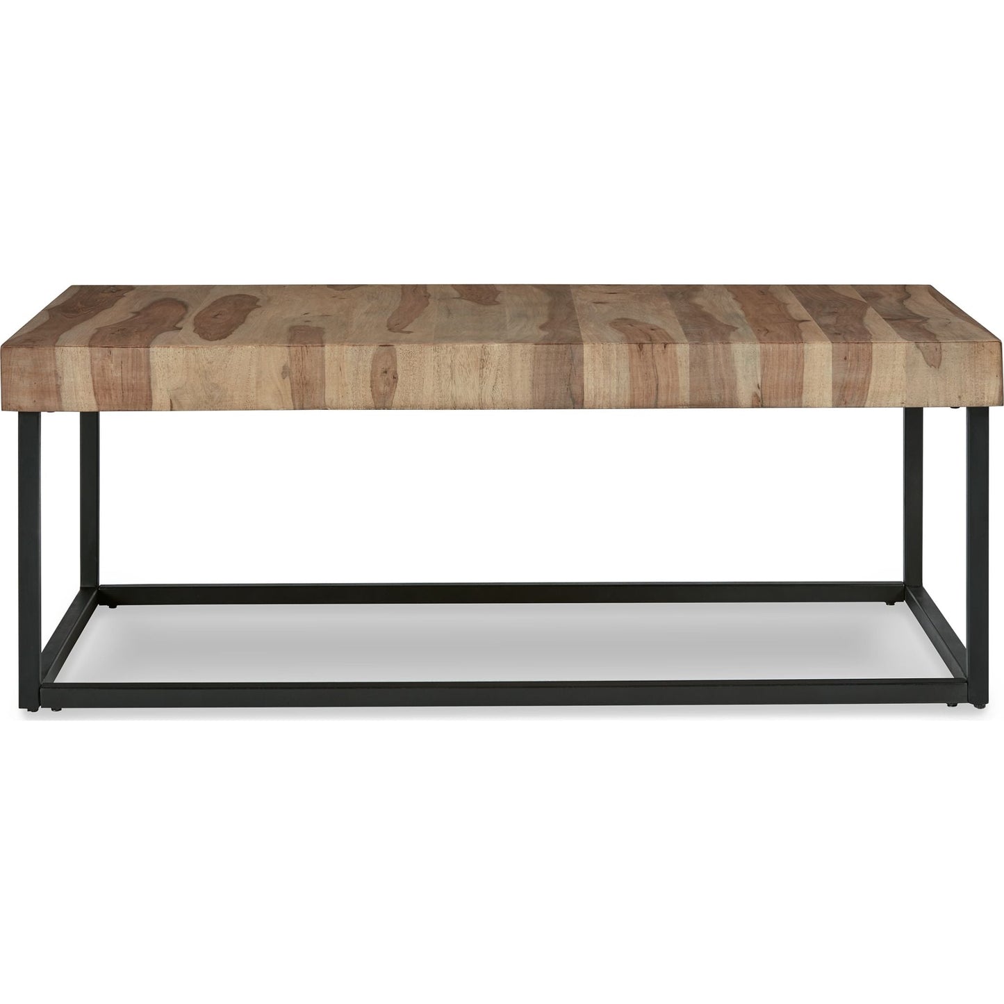 Table basse Bellwick - Naturel/Noir