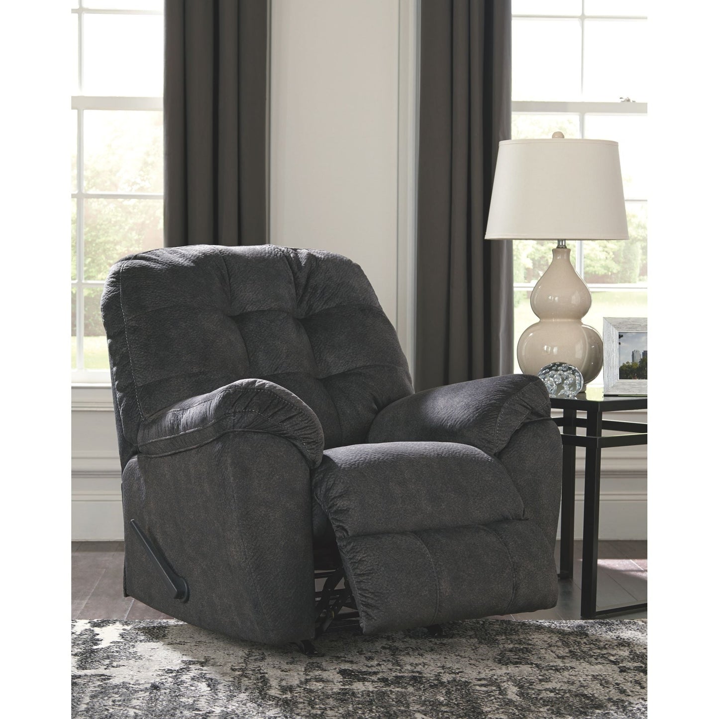 Fauteuil inclinable à bascule Accrington - Granit