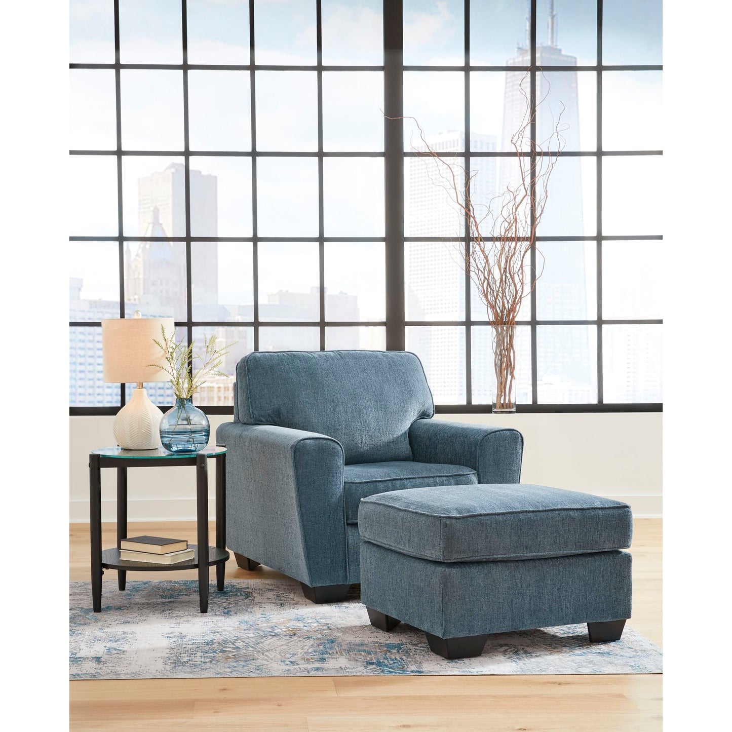 Ottoman Cashton - Bleu